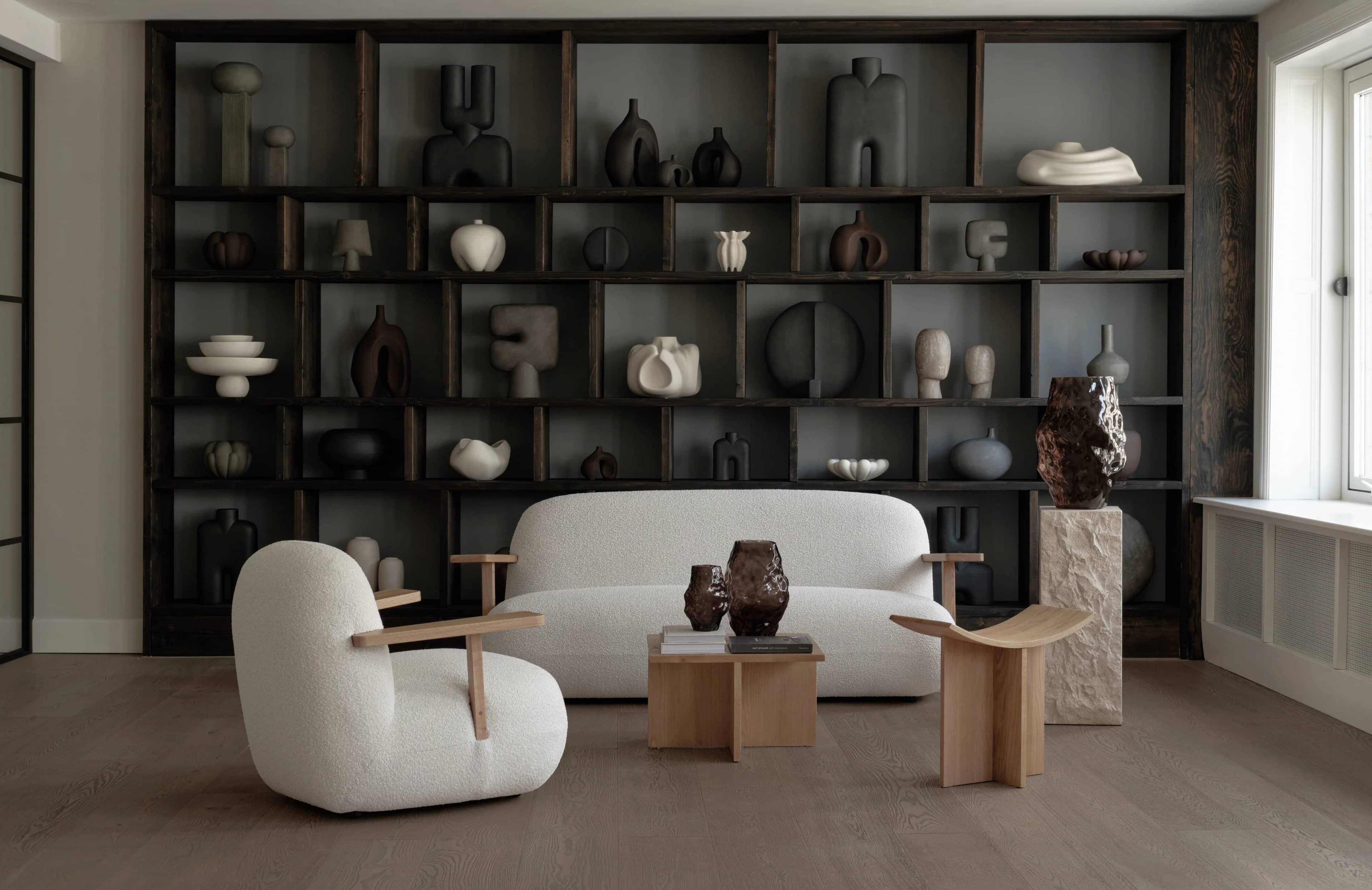 Кресло Toe Chair Armrest — Off White 2