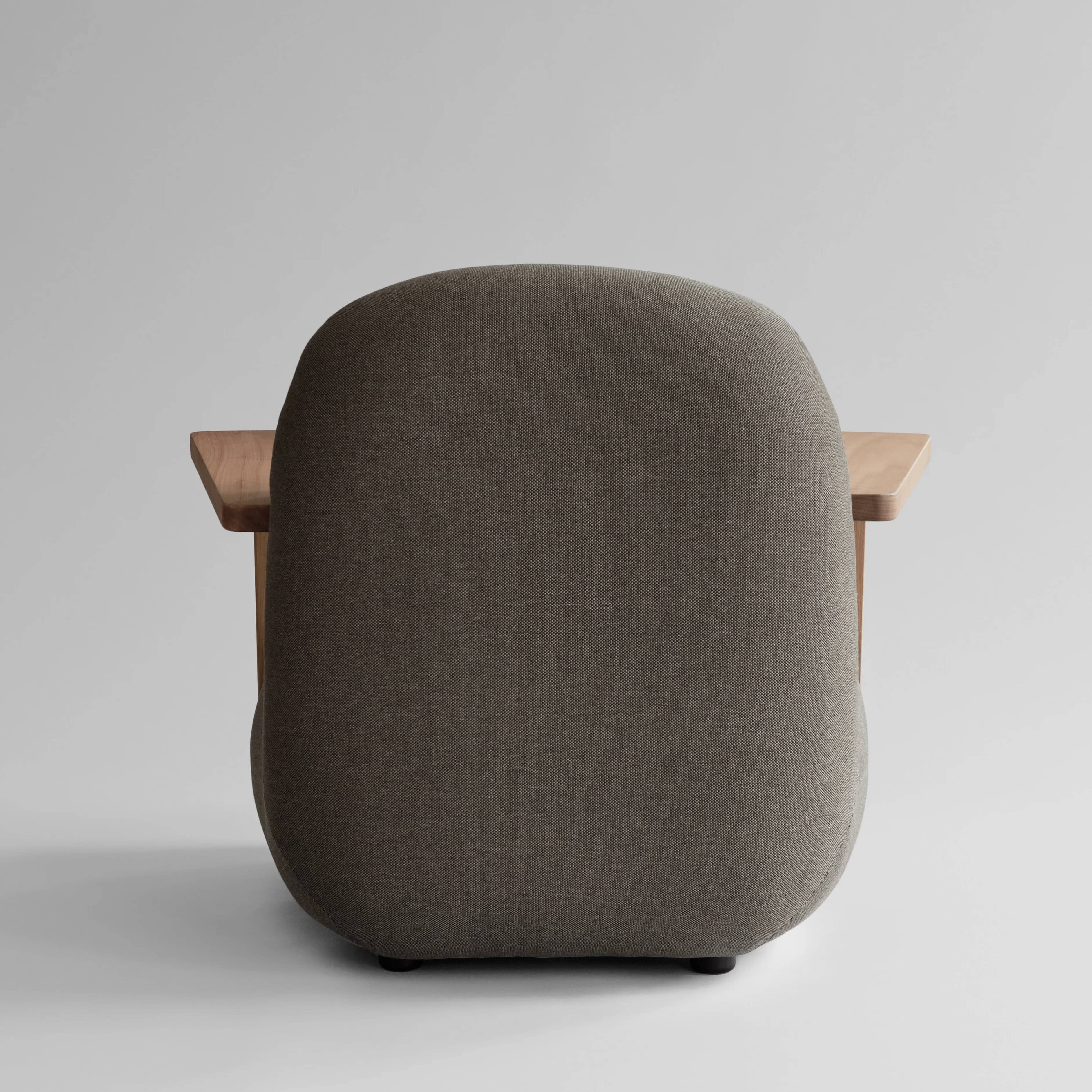 Кресло Toe Chair Armrest — Stone Gray 7