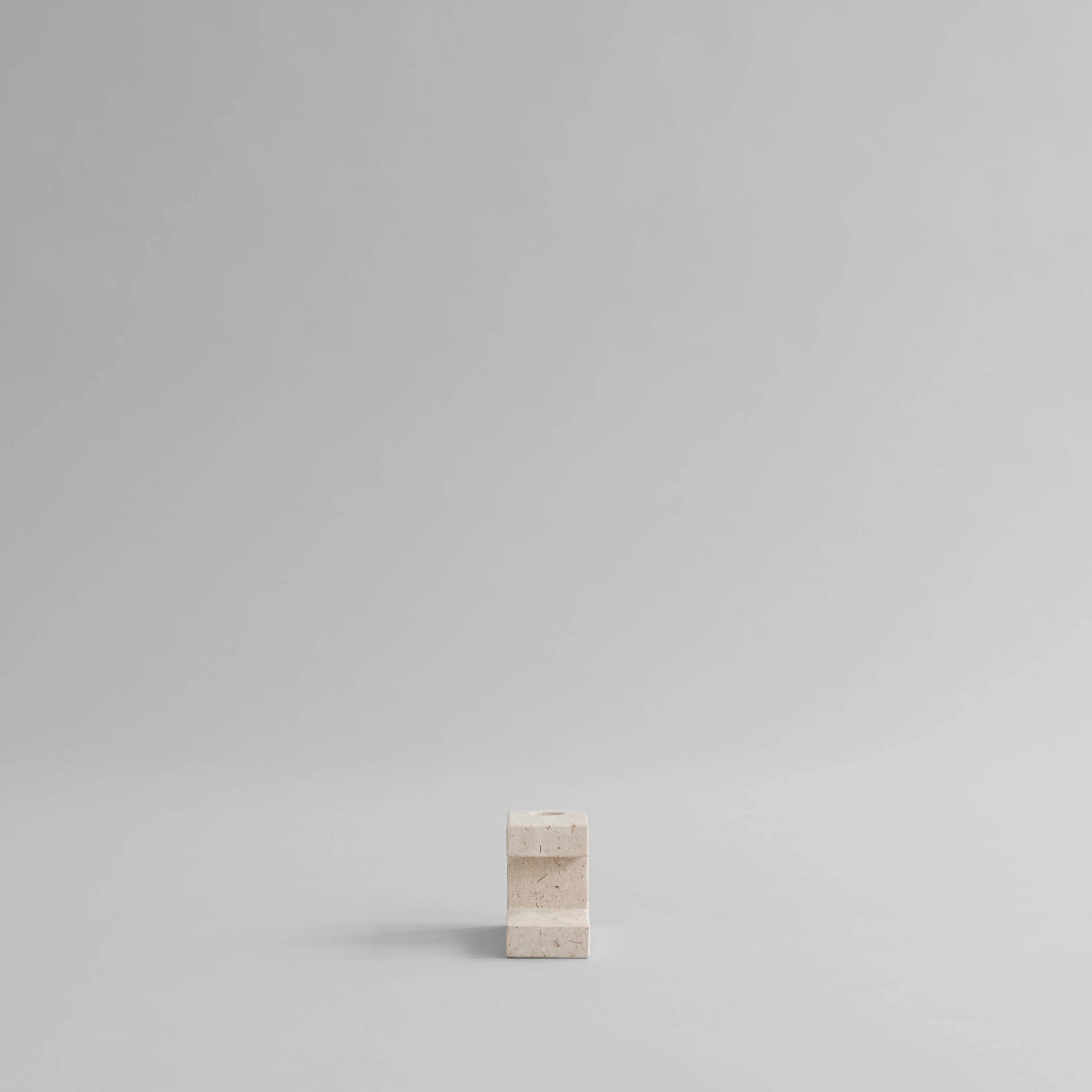 Подсвечник Brick Low — Limestone 10