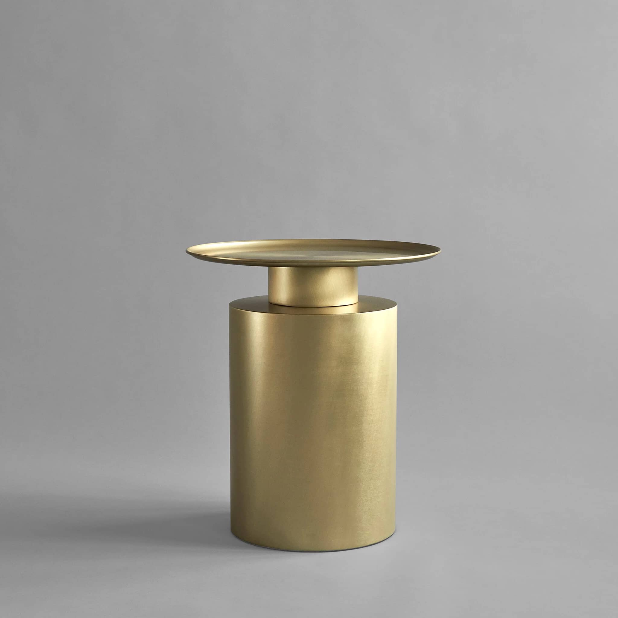 Приставной столик Pillar Table Tall — Brass 1