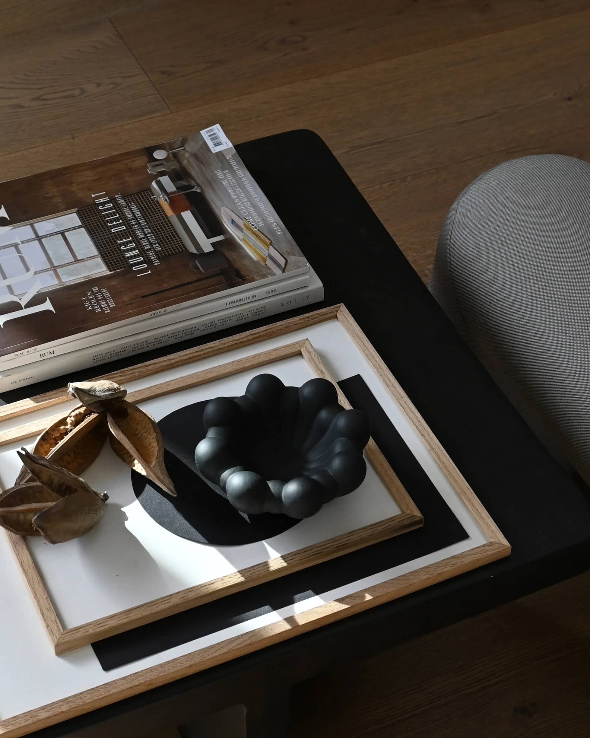Поднос Bloom Tray Mini — Black 4