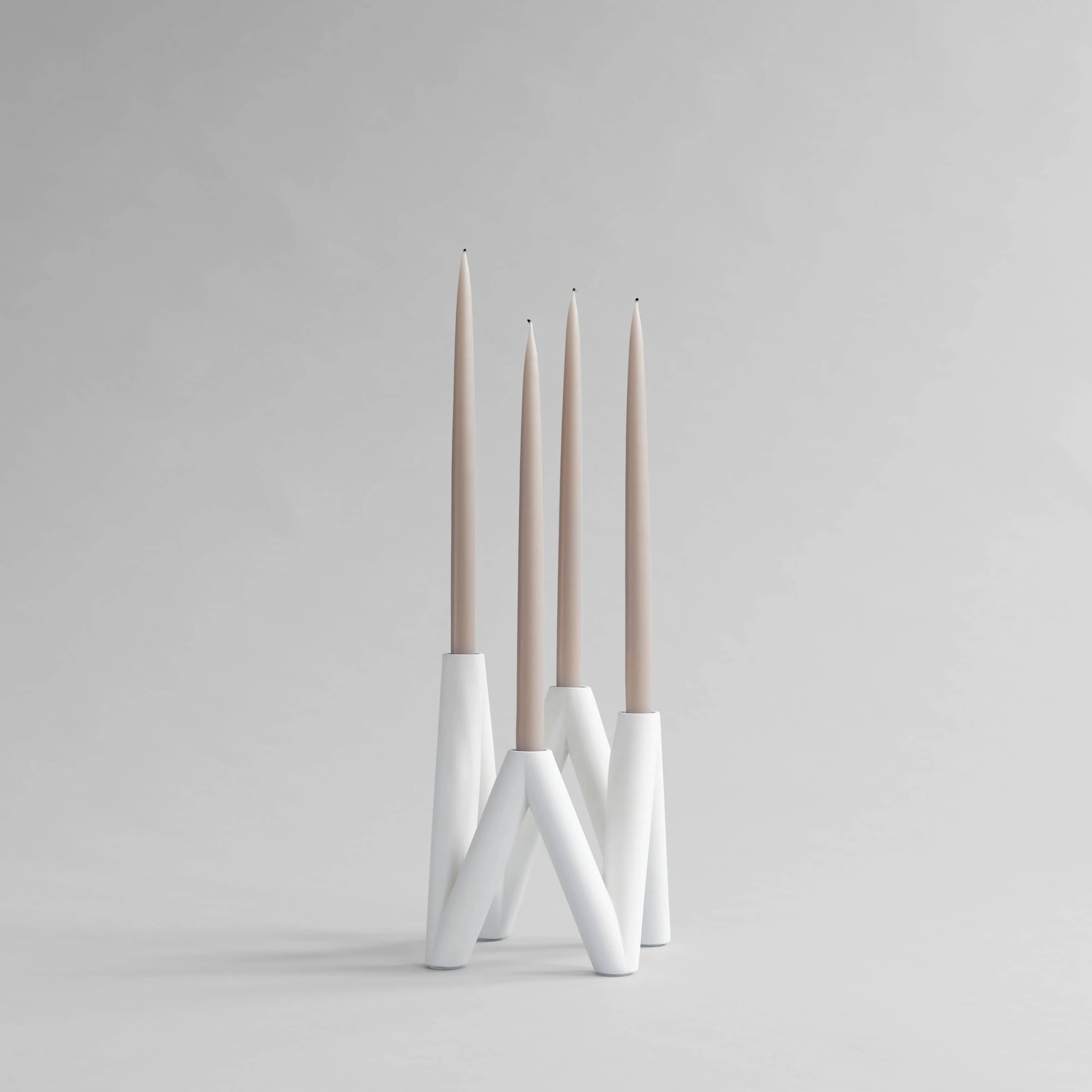 Подсвечник W — Bone White 6