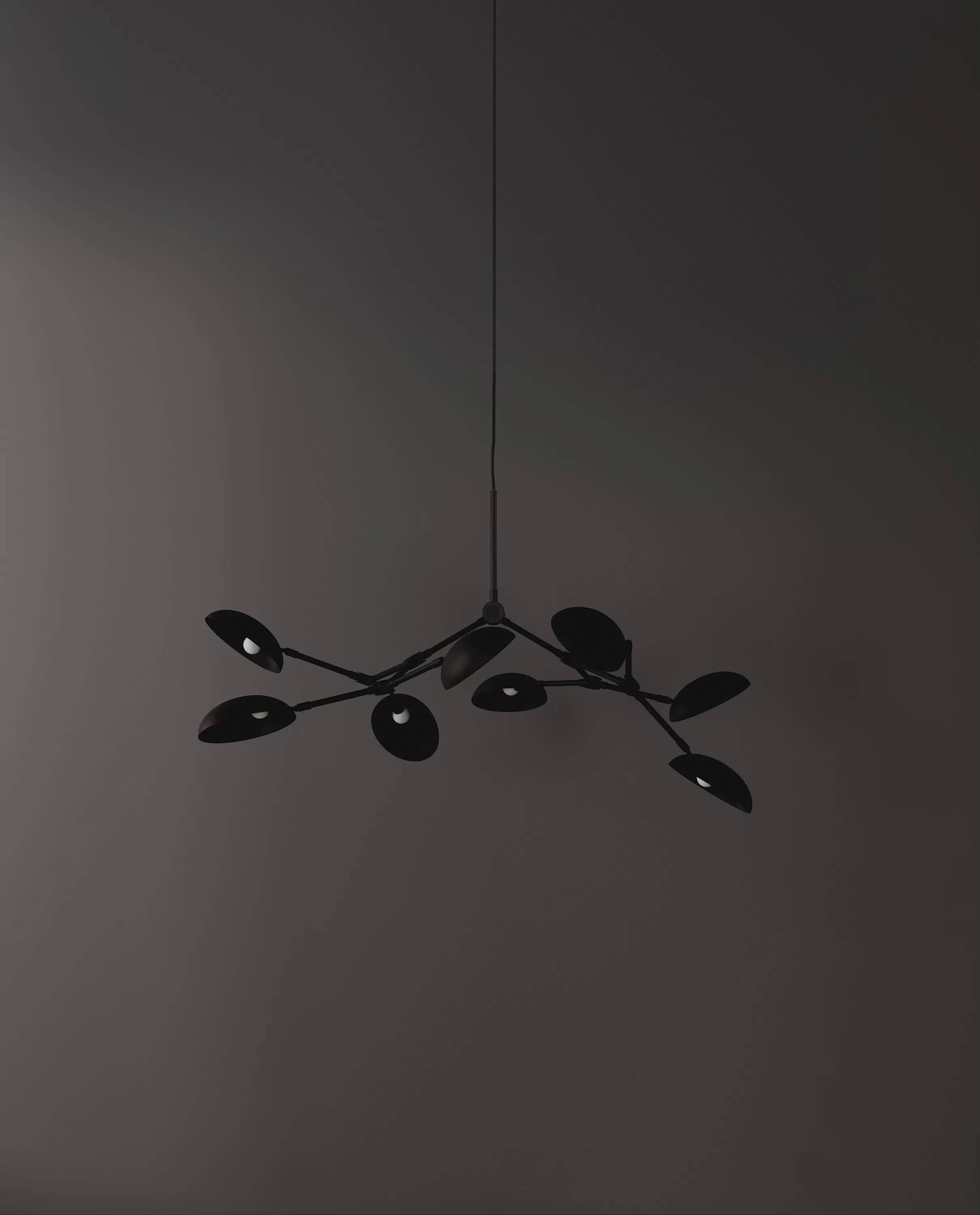 Люстра Drop Chandelier Mini — Burned Black 5m 8