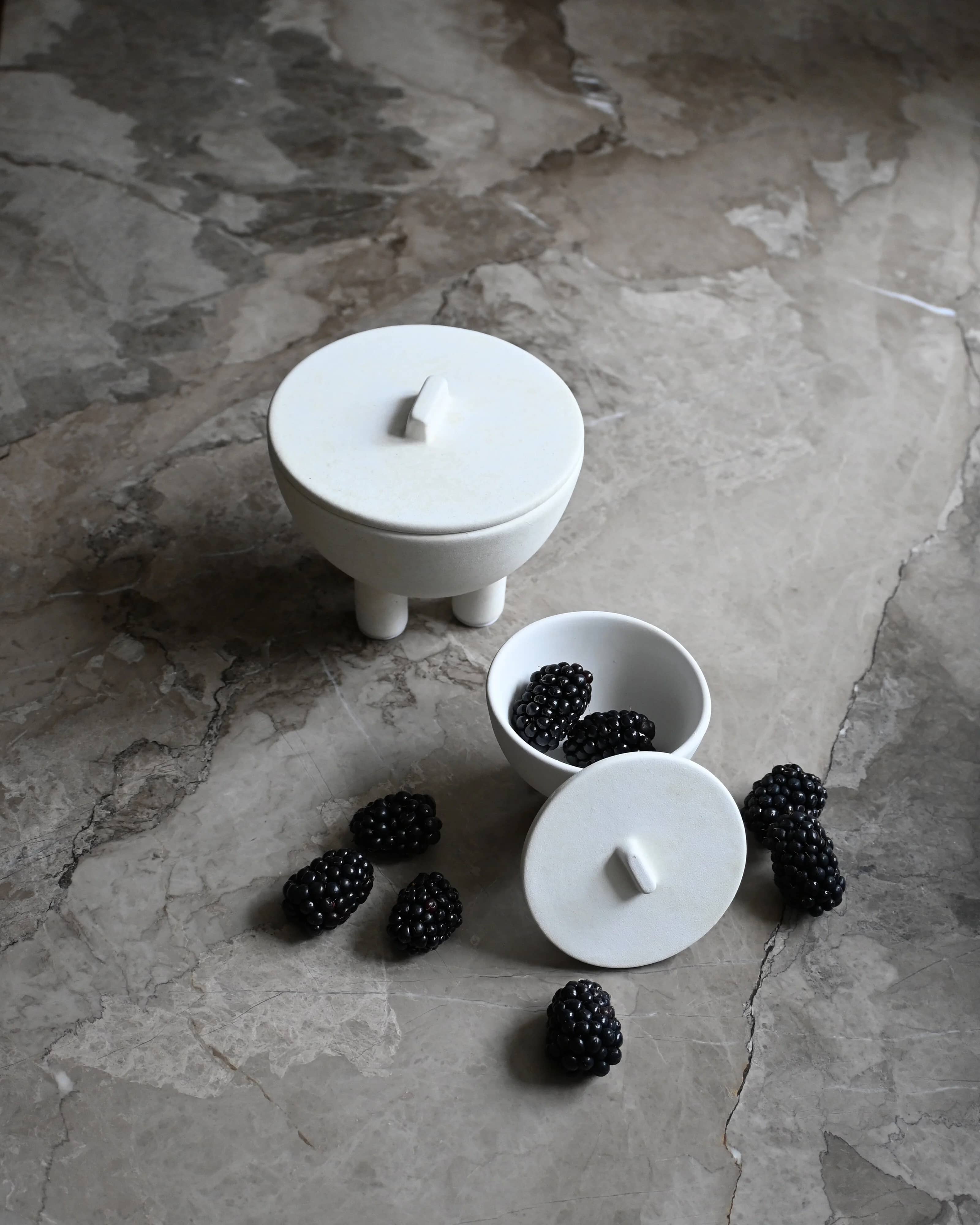 Чаша Duck Jar Medio — Bone White 2