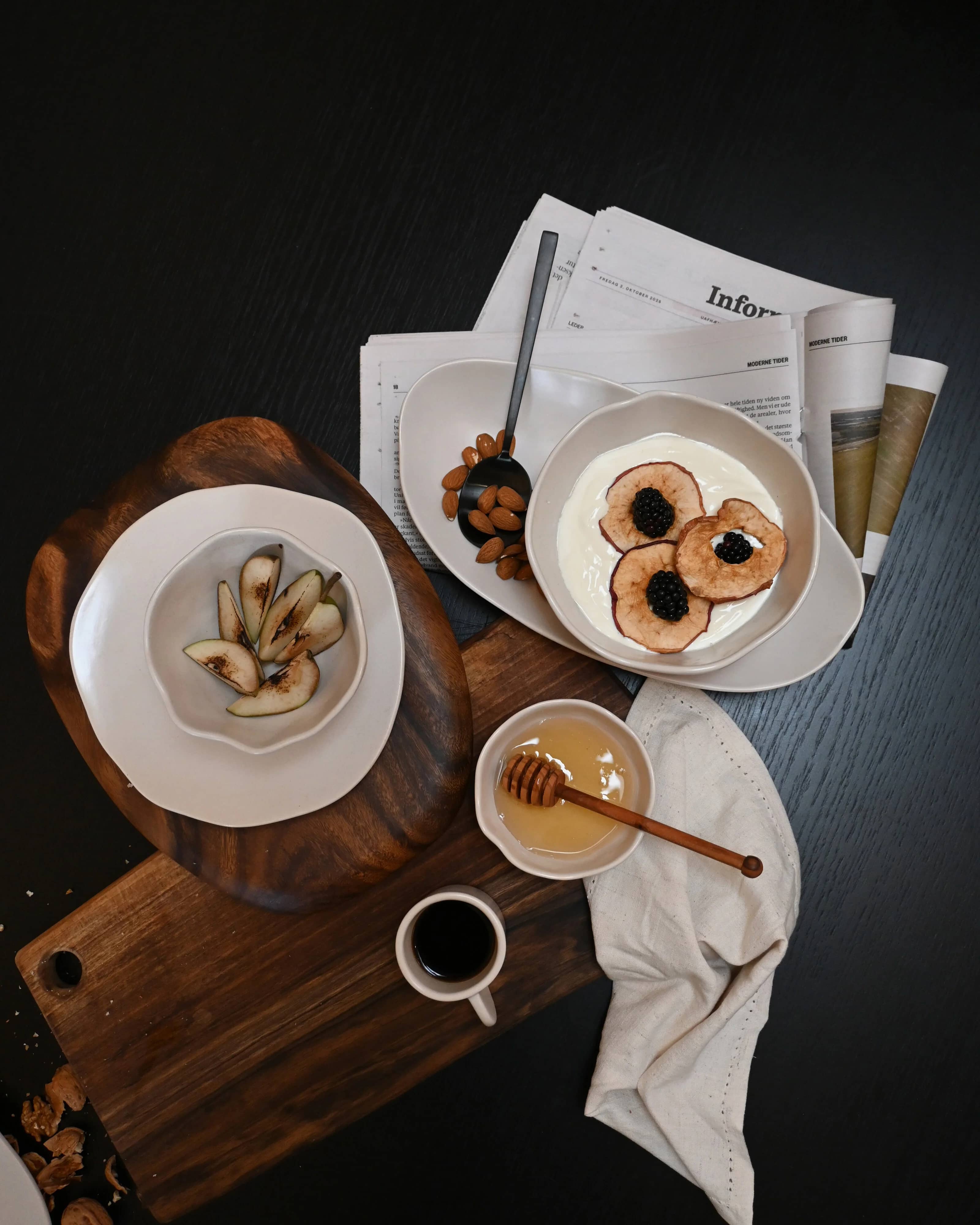 Поднос Native Oval Medio — Birch 13