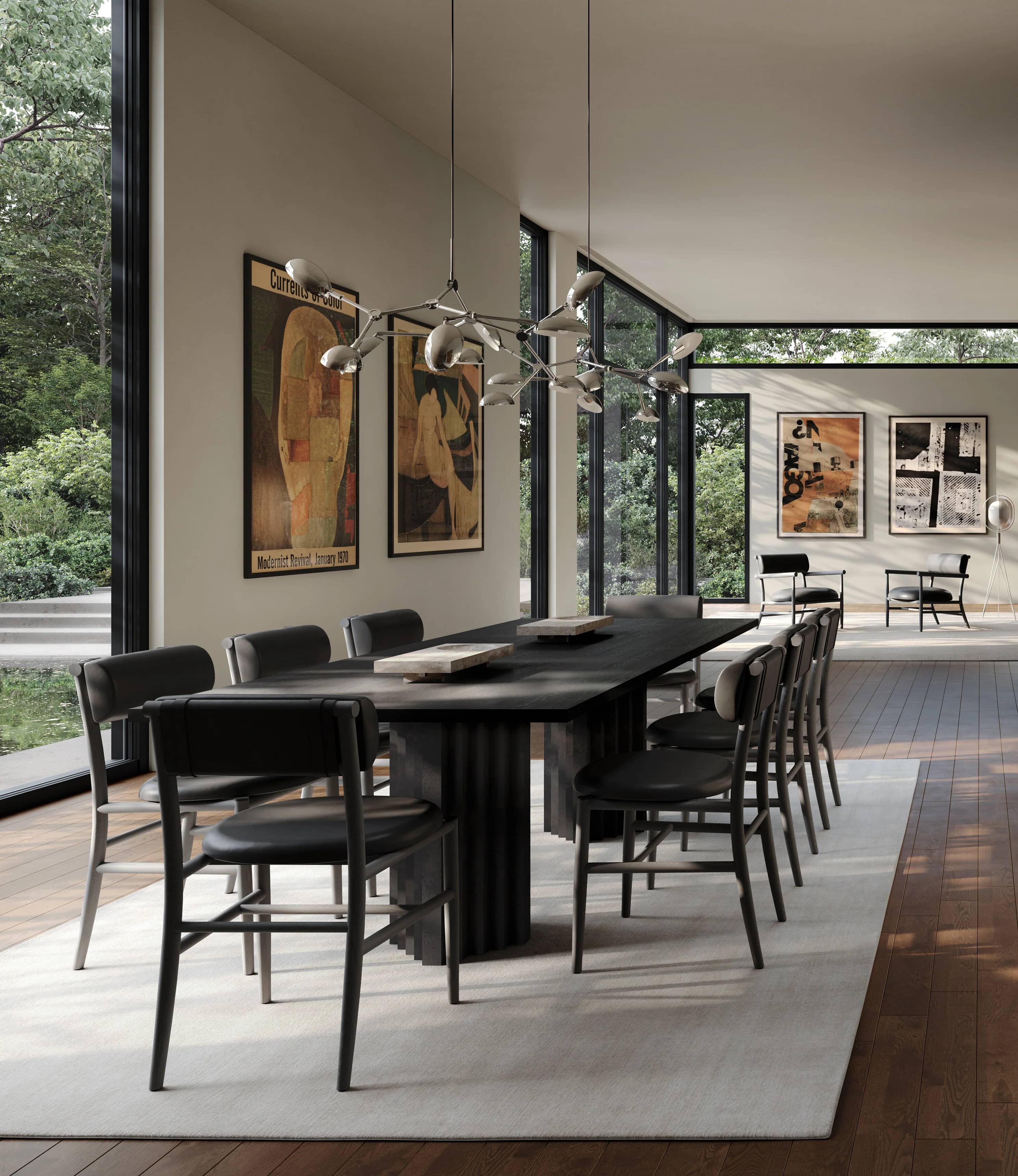 Напольный светильник Pearl — Chrome 3