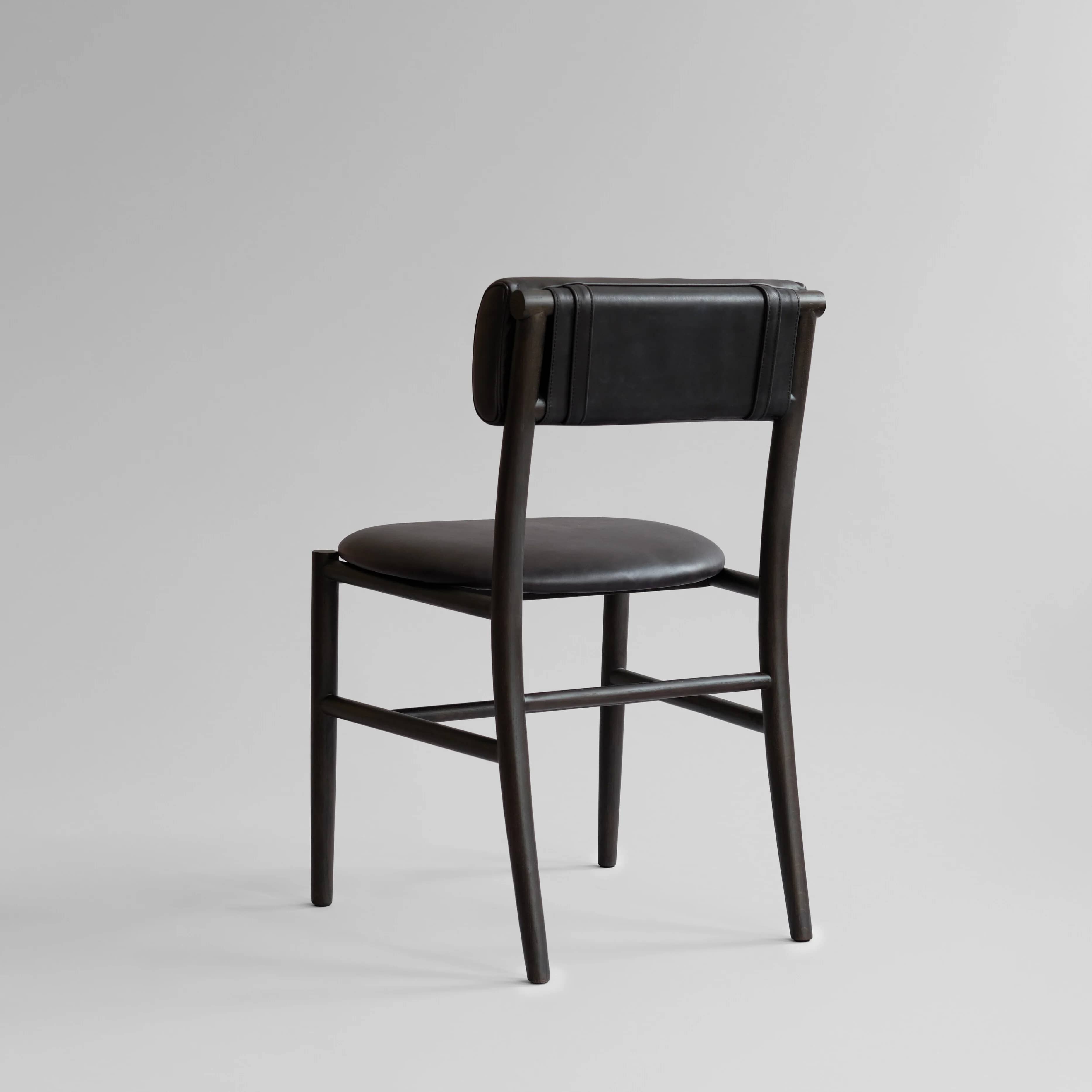 Стул Nama — Aniline leather black 7