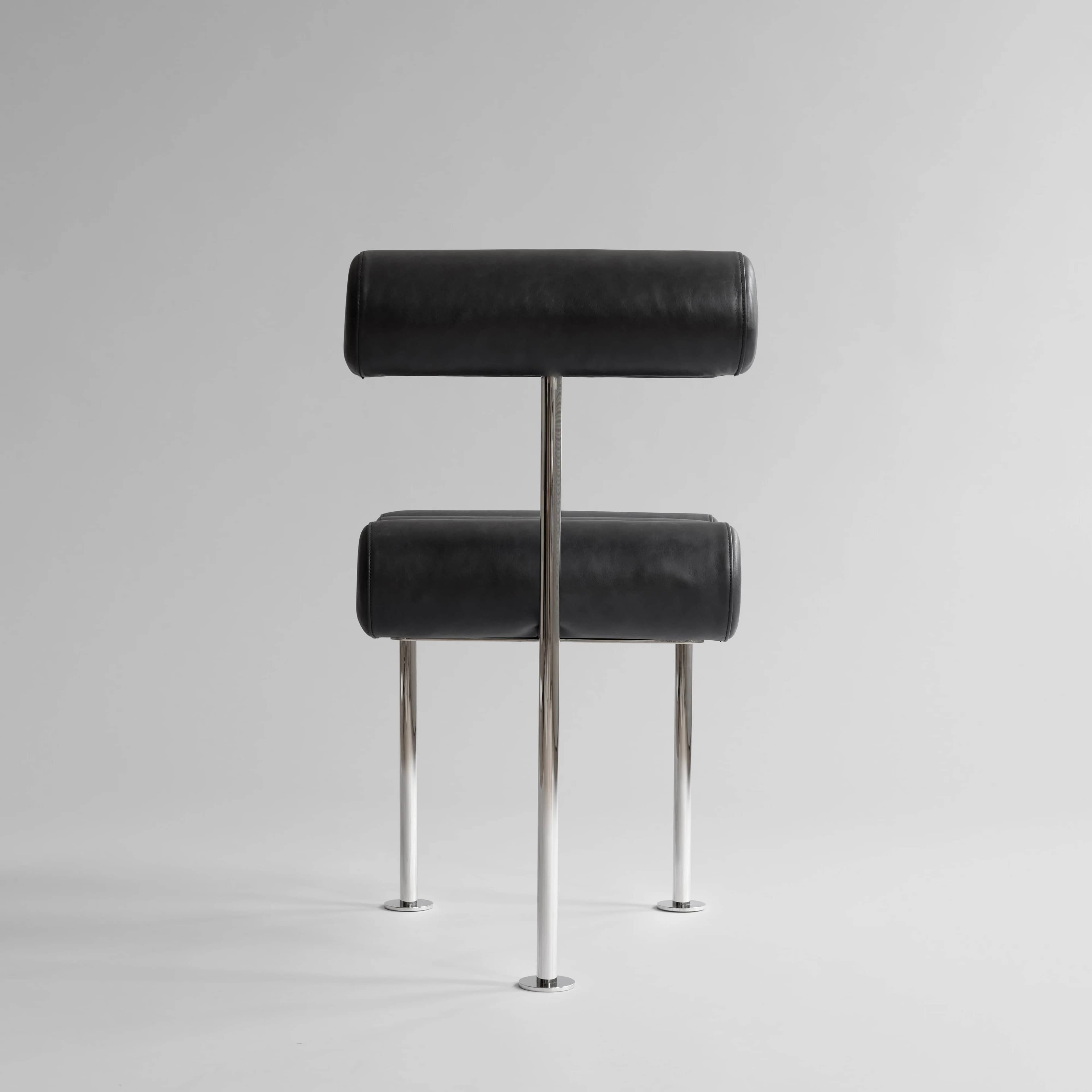 Стул Hiro — Aniline Leather Black 11