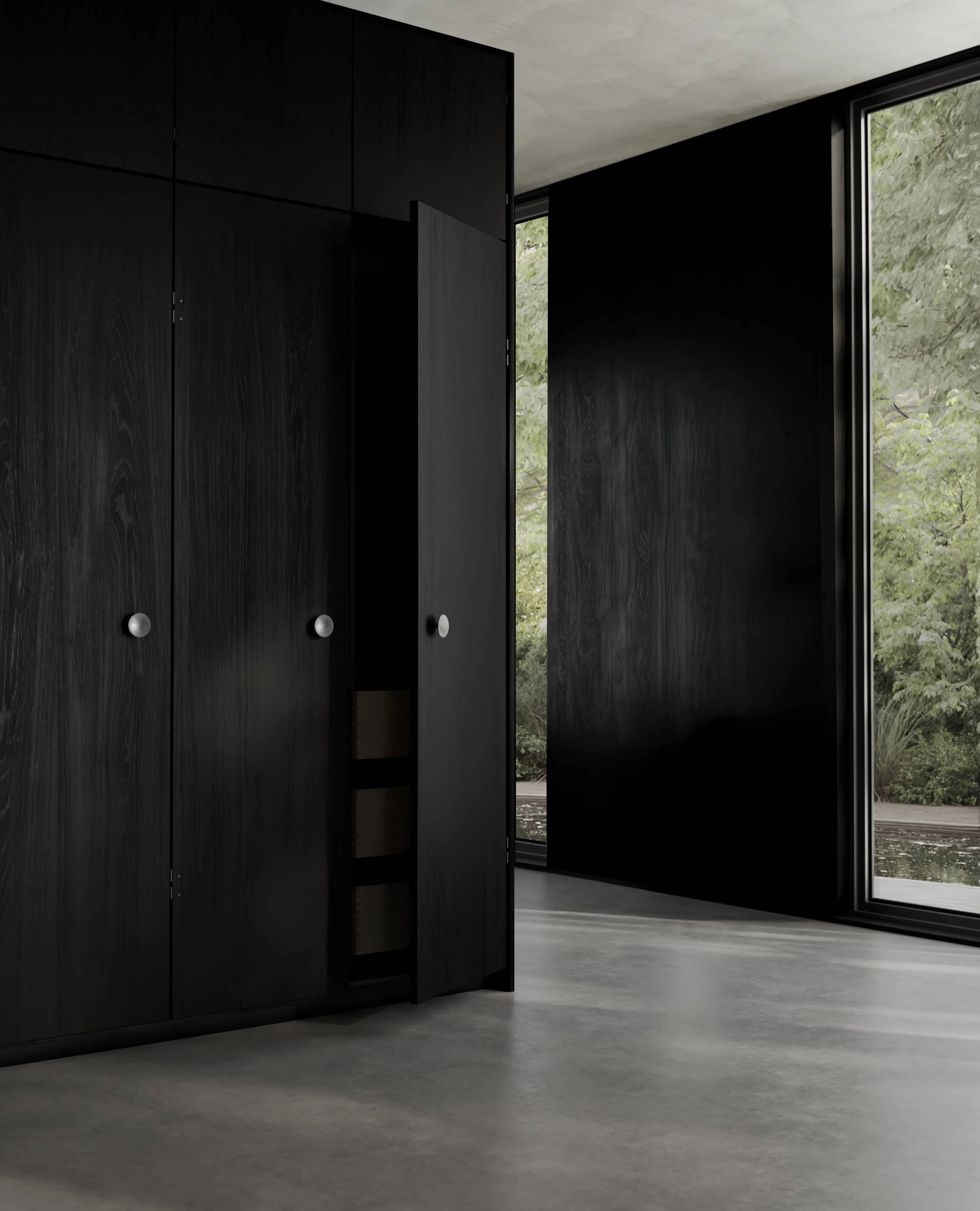 Ручки-кнопки HiHat Maxi — Brushed Steel 2