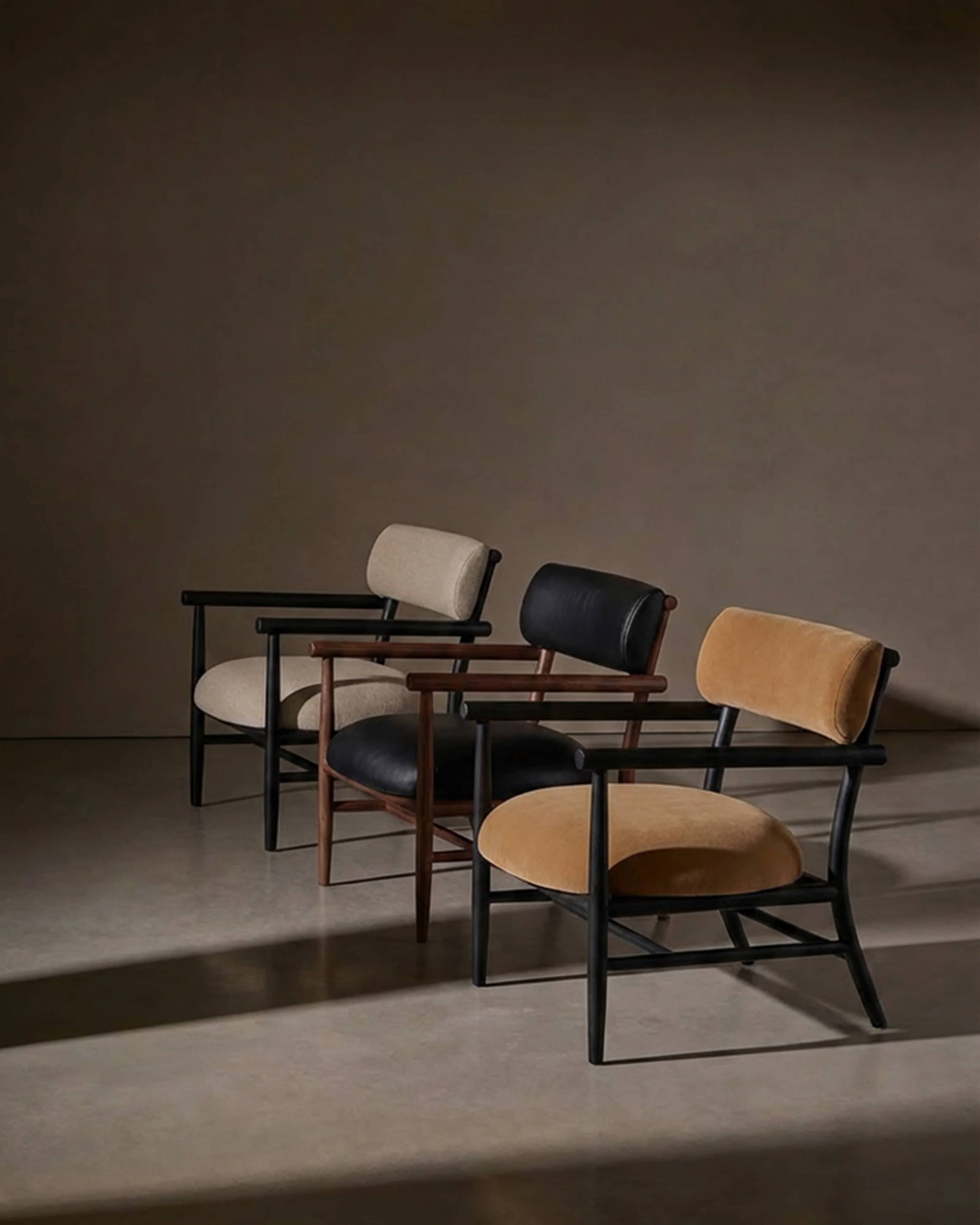 Кресло Nama Lounge Chair — Coffee Black Oak- Desert 2