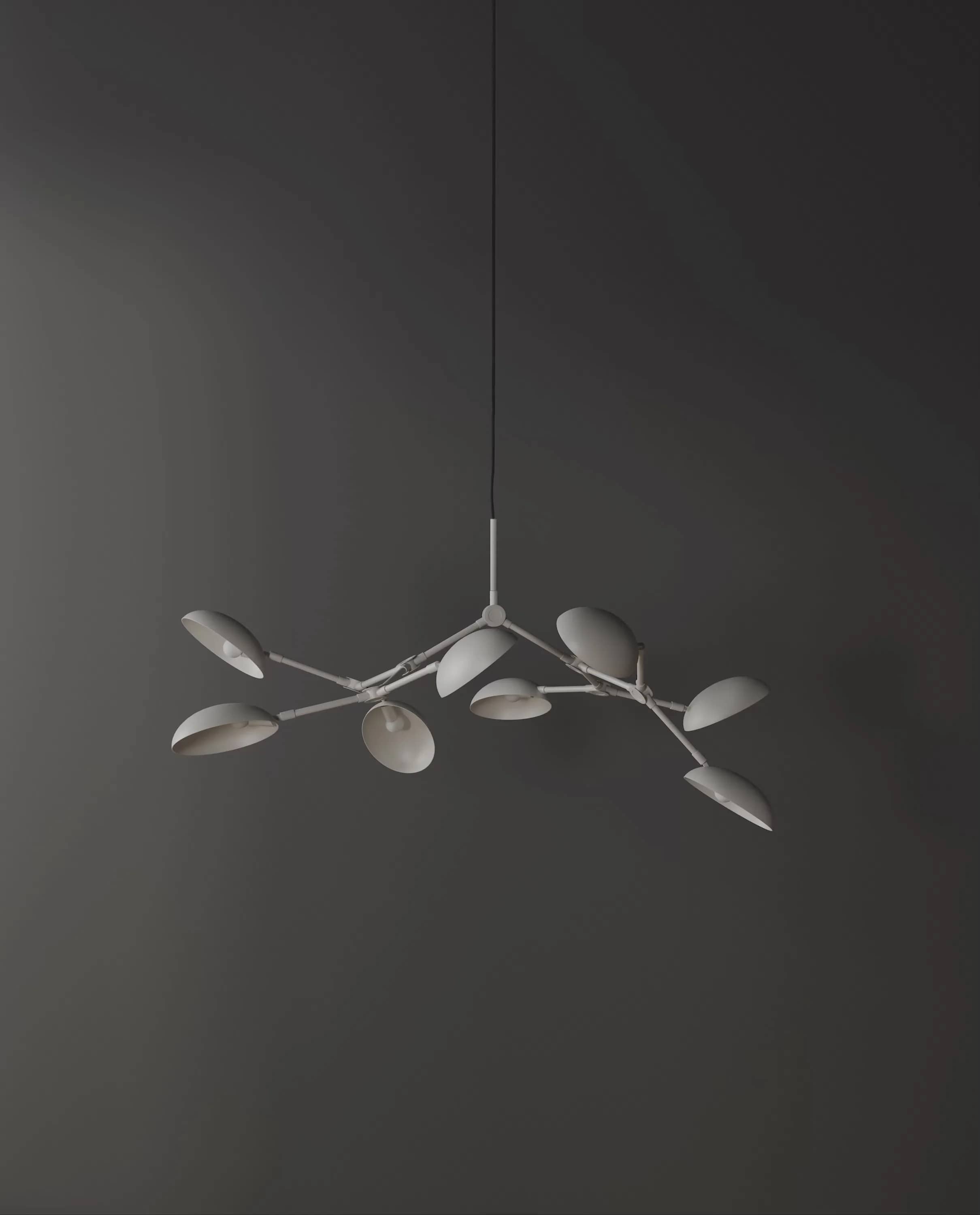 Люстра Drop Chandelier Mini — White 5m 3