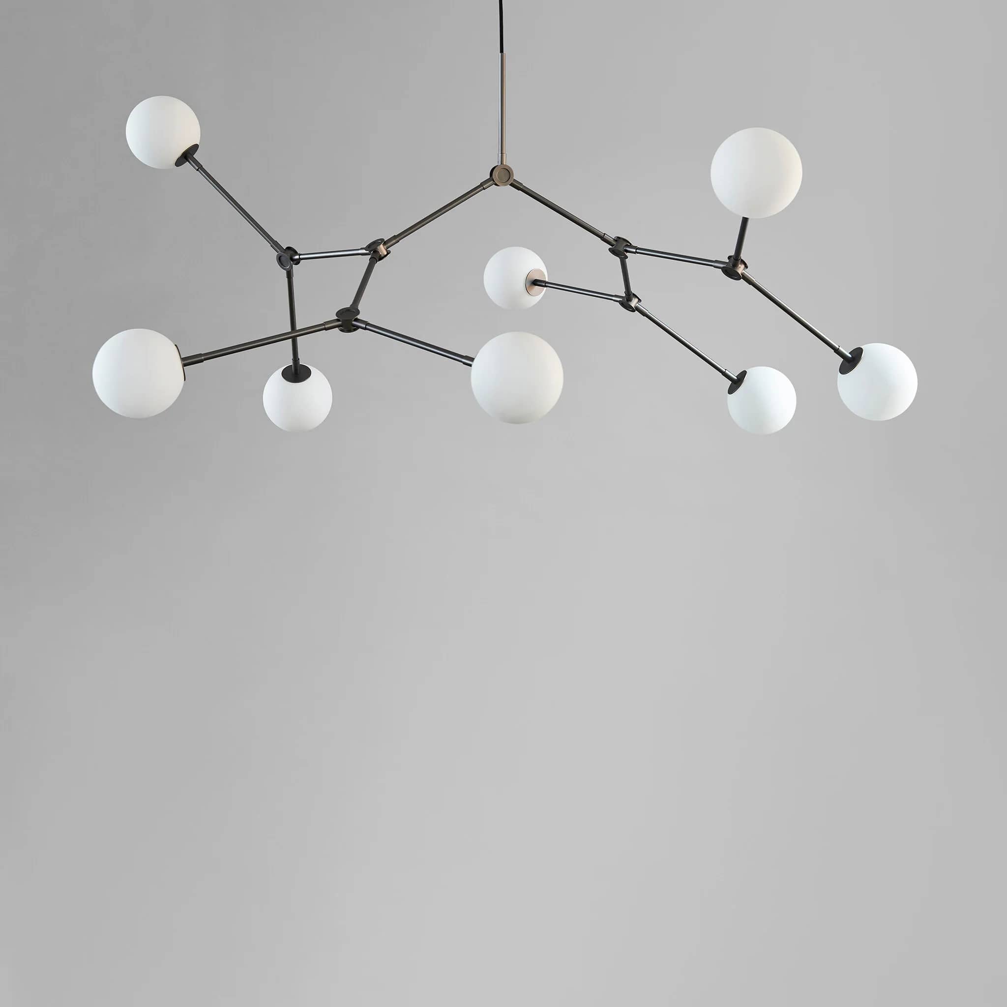 Люстра Drop Chandelier Bulp — Grey 5m 6