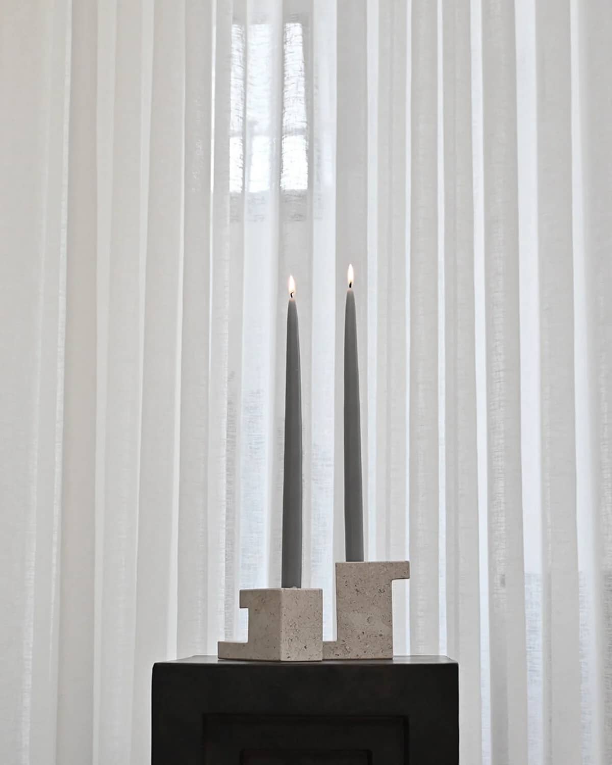 Подсвечник Brick Tall — Limestone 4