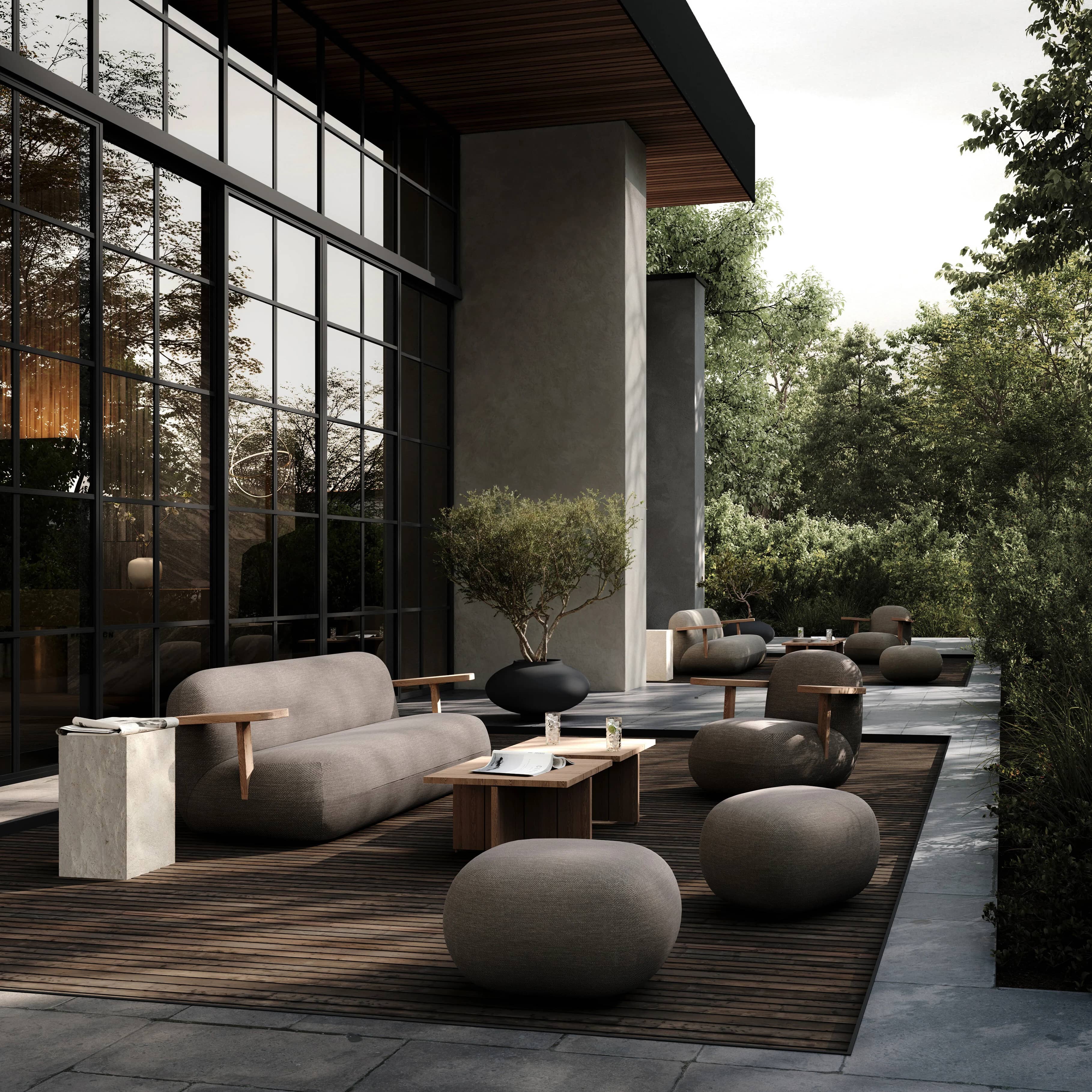 Приставной столик Podium Medio — Limestone 3
