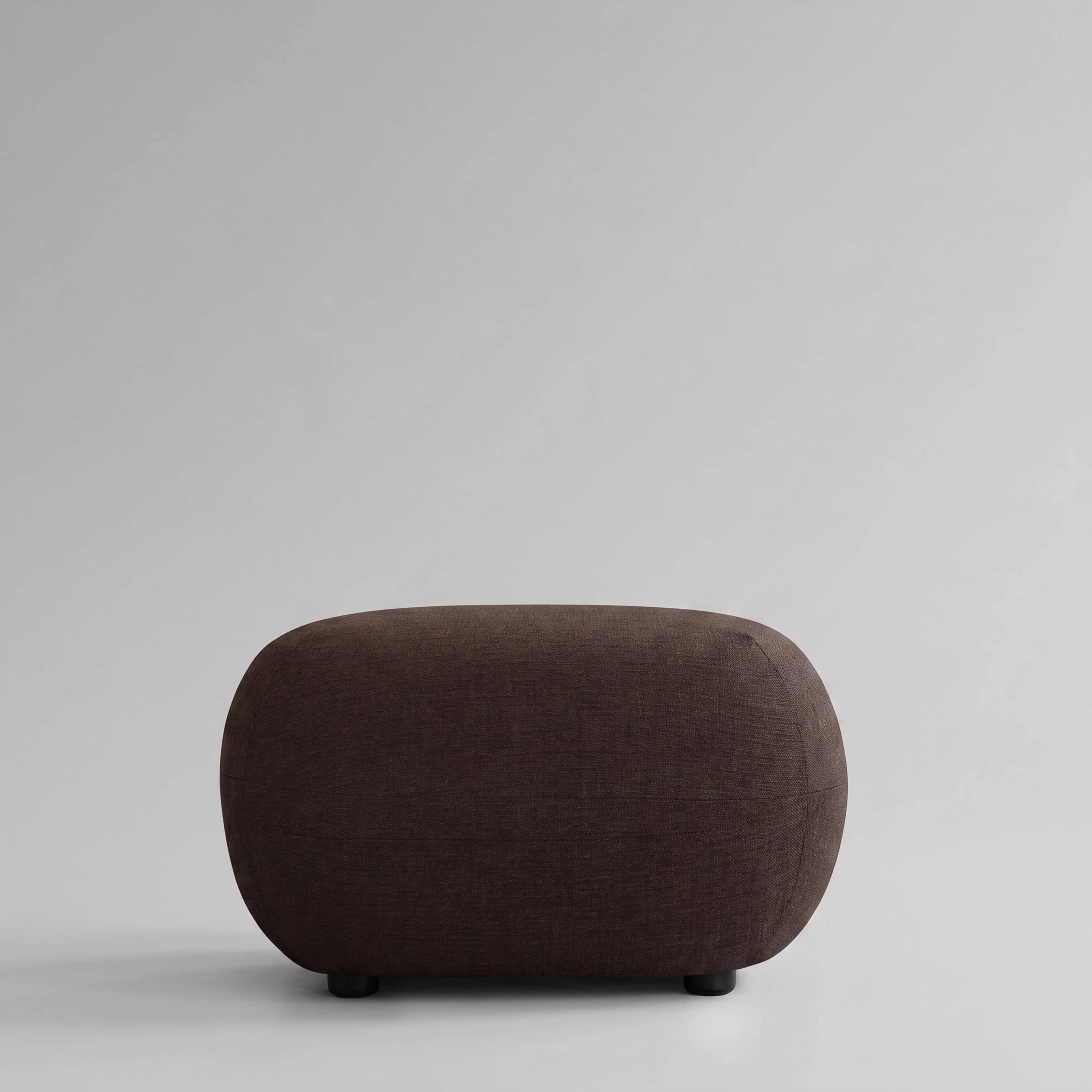 Пуф Toe Ottoman — Dark Brown 1