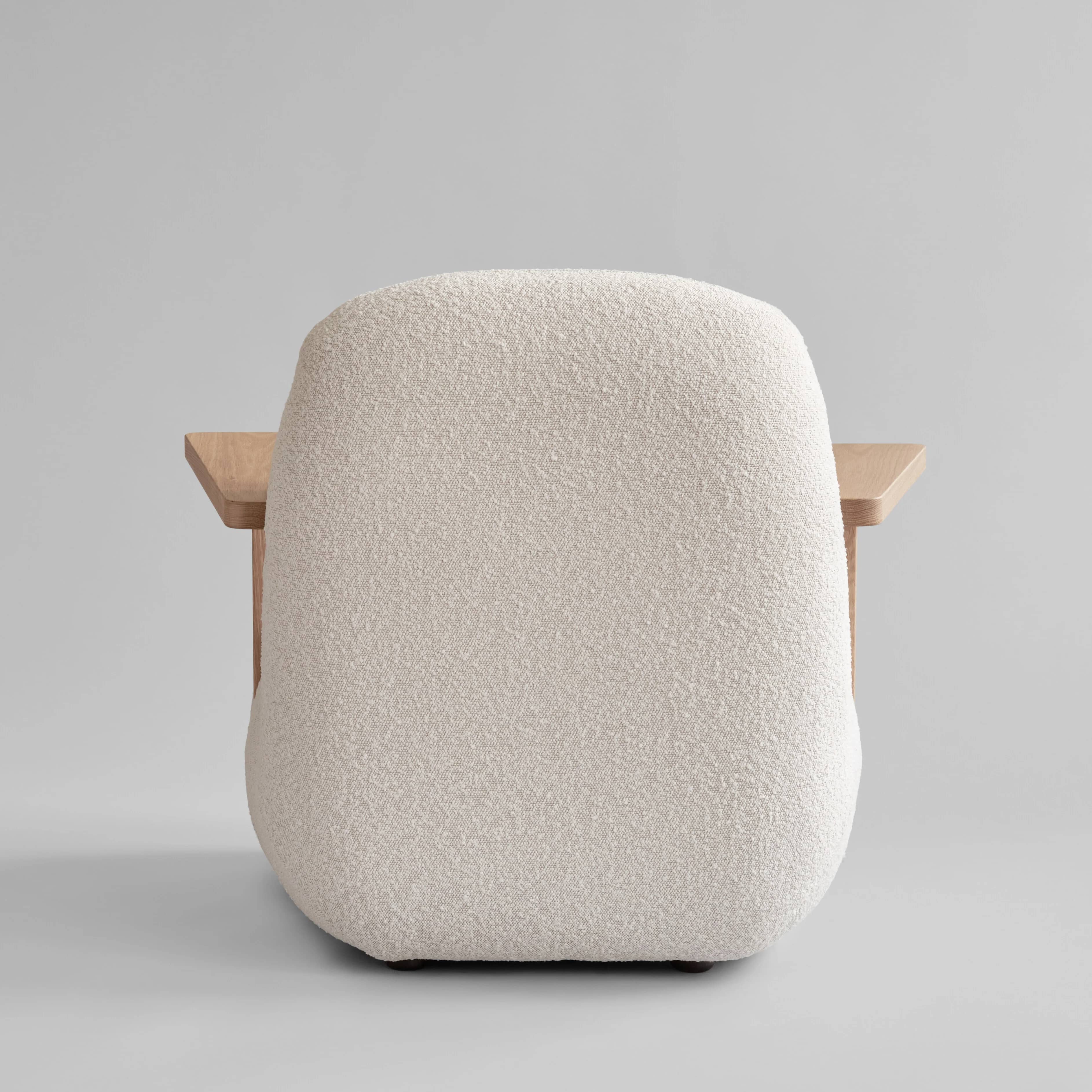 Кресло Toe Chair Armrest — Off White 8