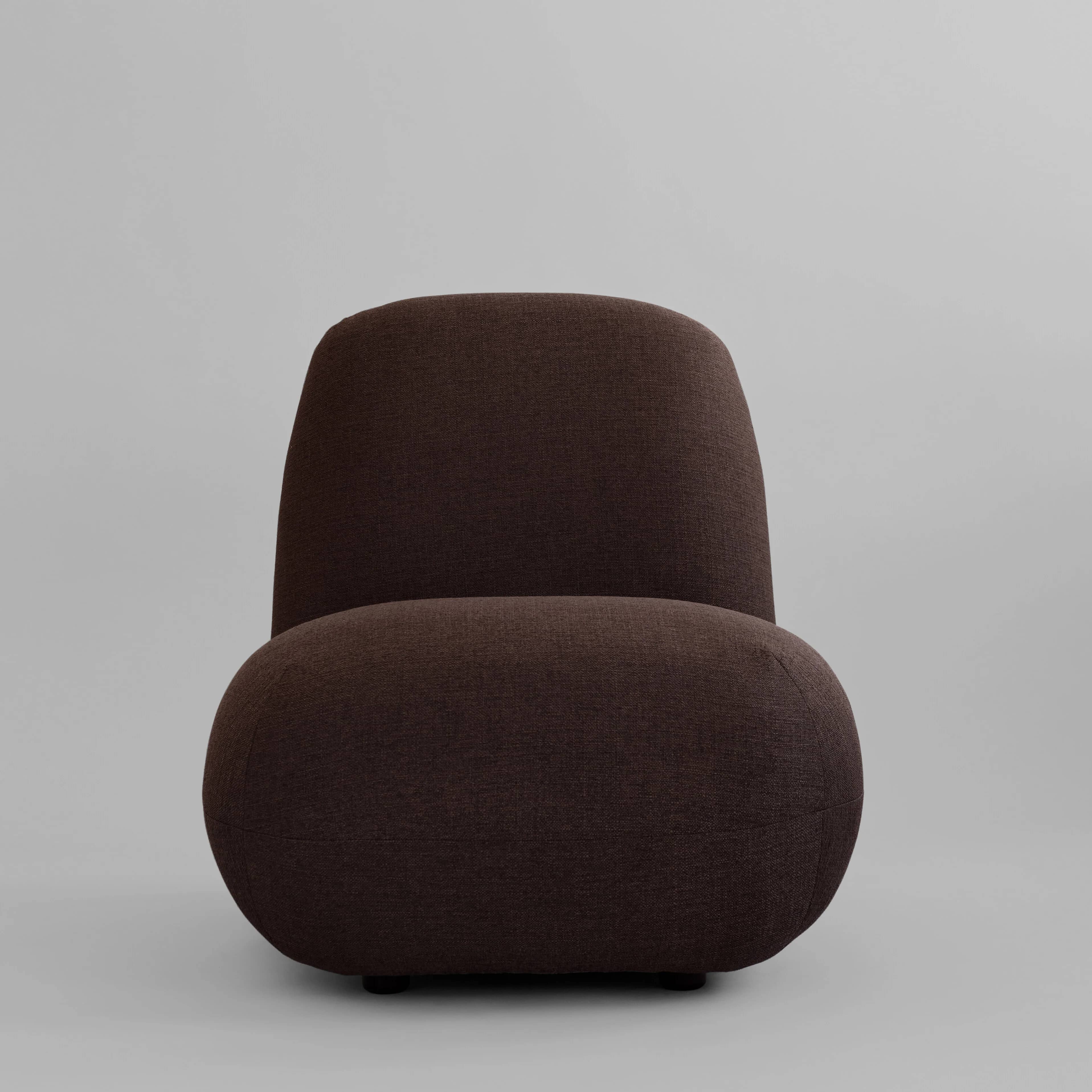 Кресло Toe Chair Flat — Dark Brown 1