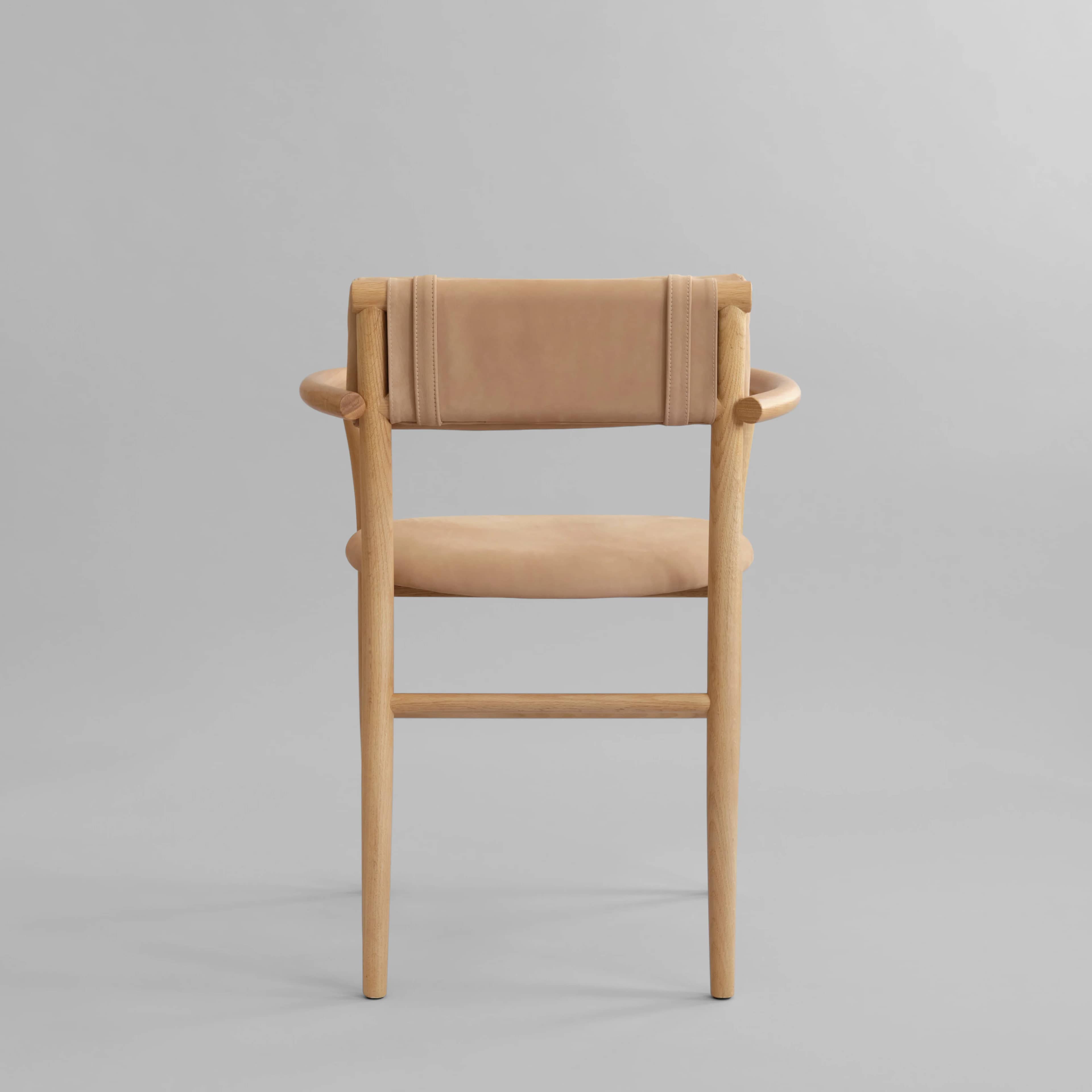 Стул Nama Armrest — Nubuck 7
