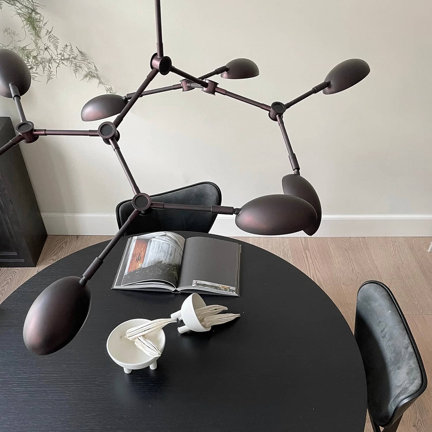 Люстра Drop Chandelier Mini — Burned Black 5m 6