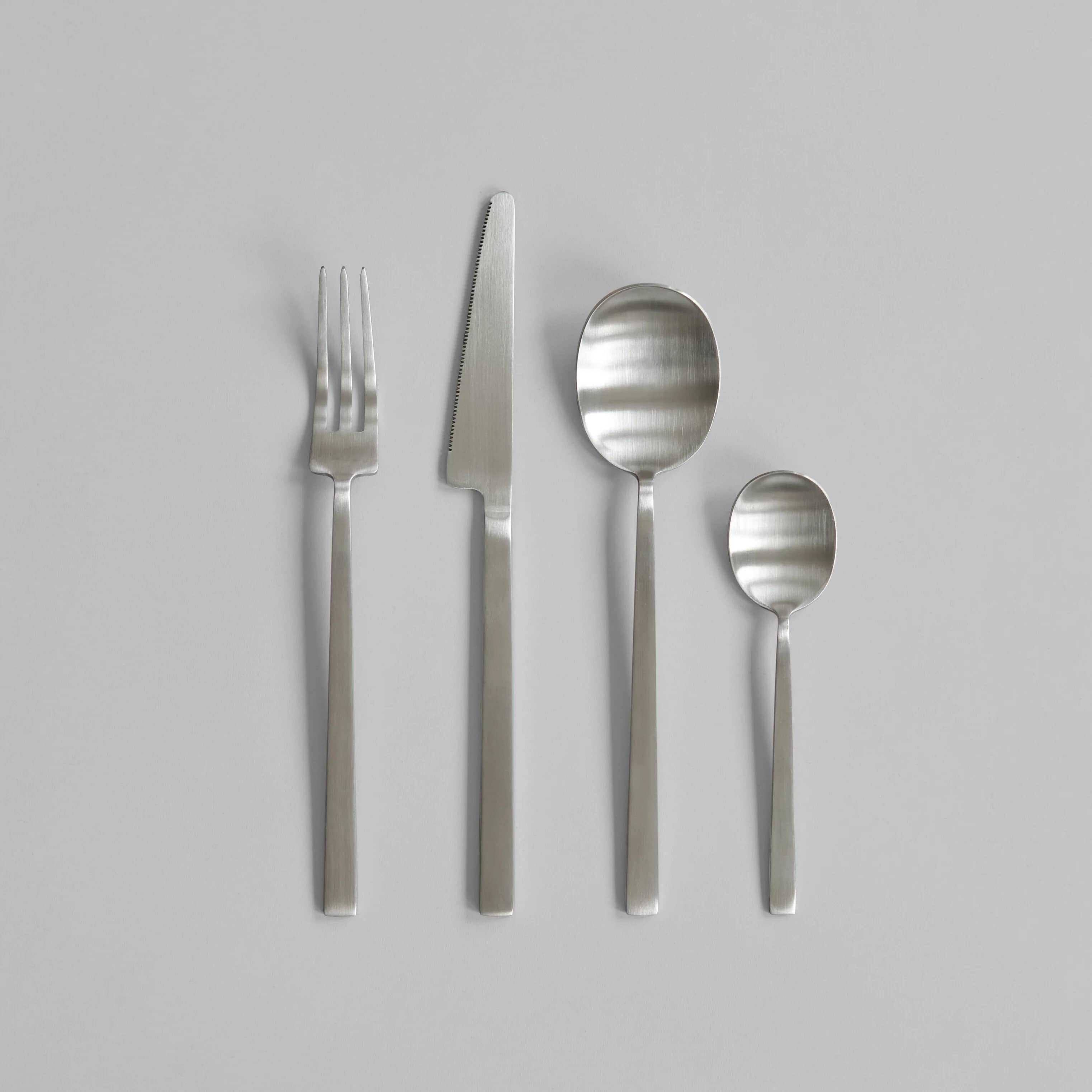 Столовые приборы Kogei Cutlery — Brushed Steel 24 pcs 1