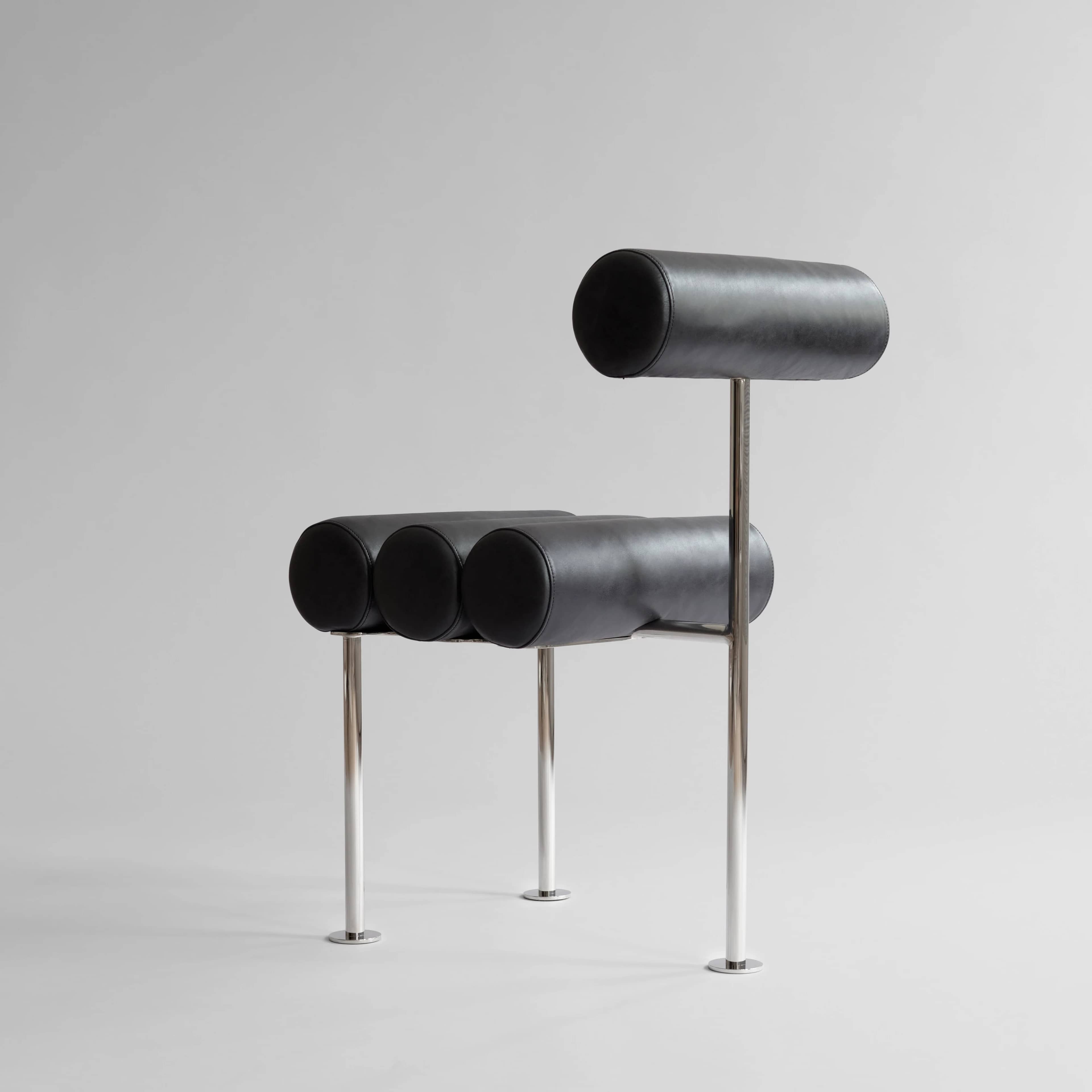 Стул Hiro — Aniline Leather Black 10
