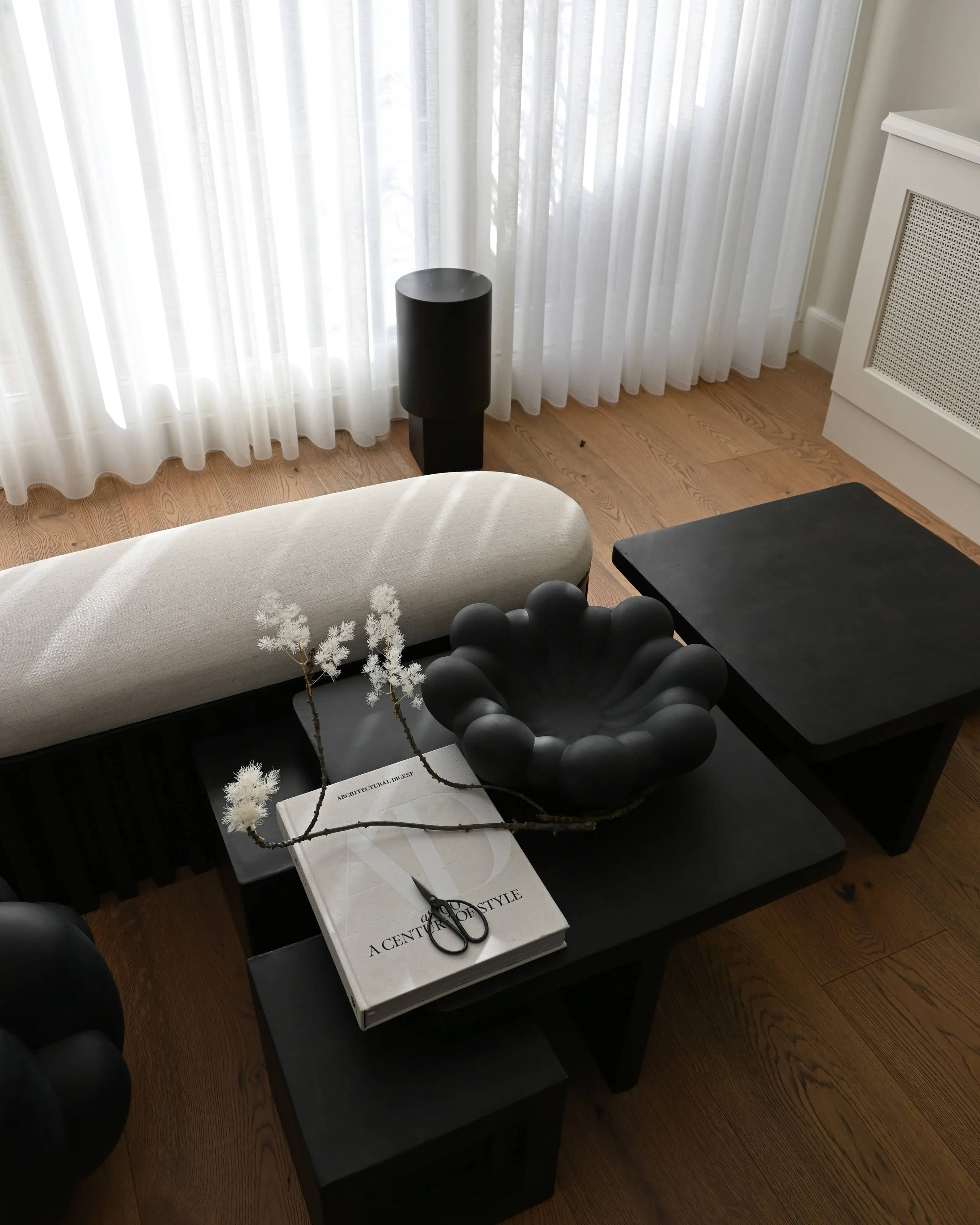 Поднос Bloom Big — Black 5