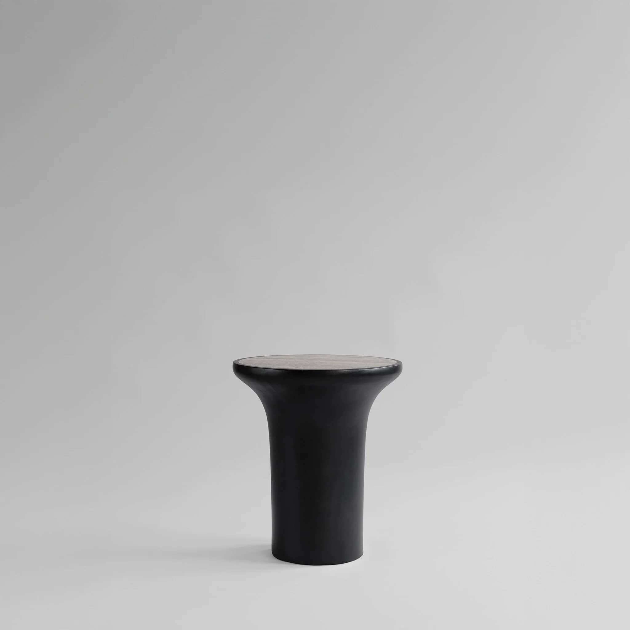 Приставной столик Trumpet Tall — Silver Travertine 1