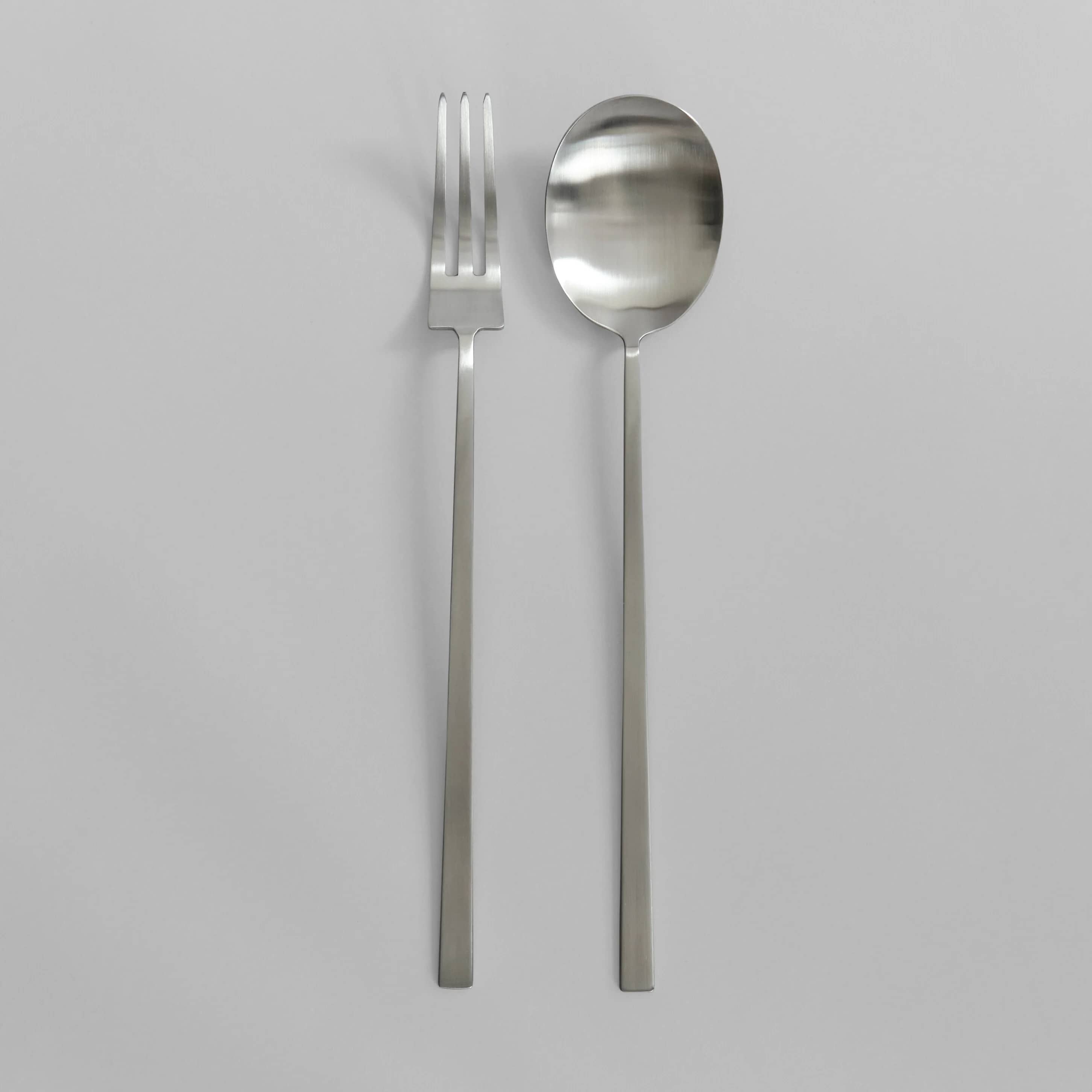 Приборы для салата Kogei — Brushed Steel 1