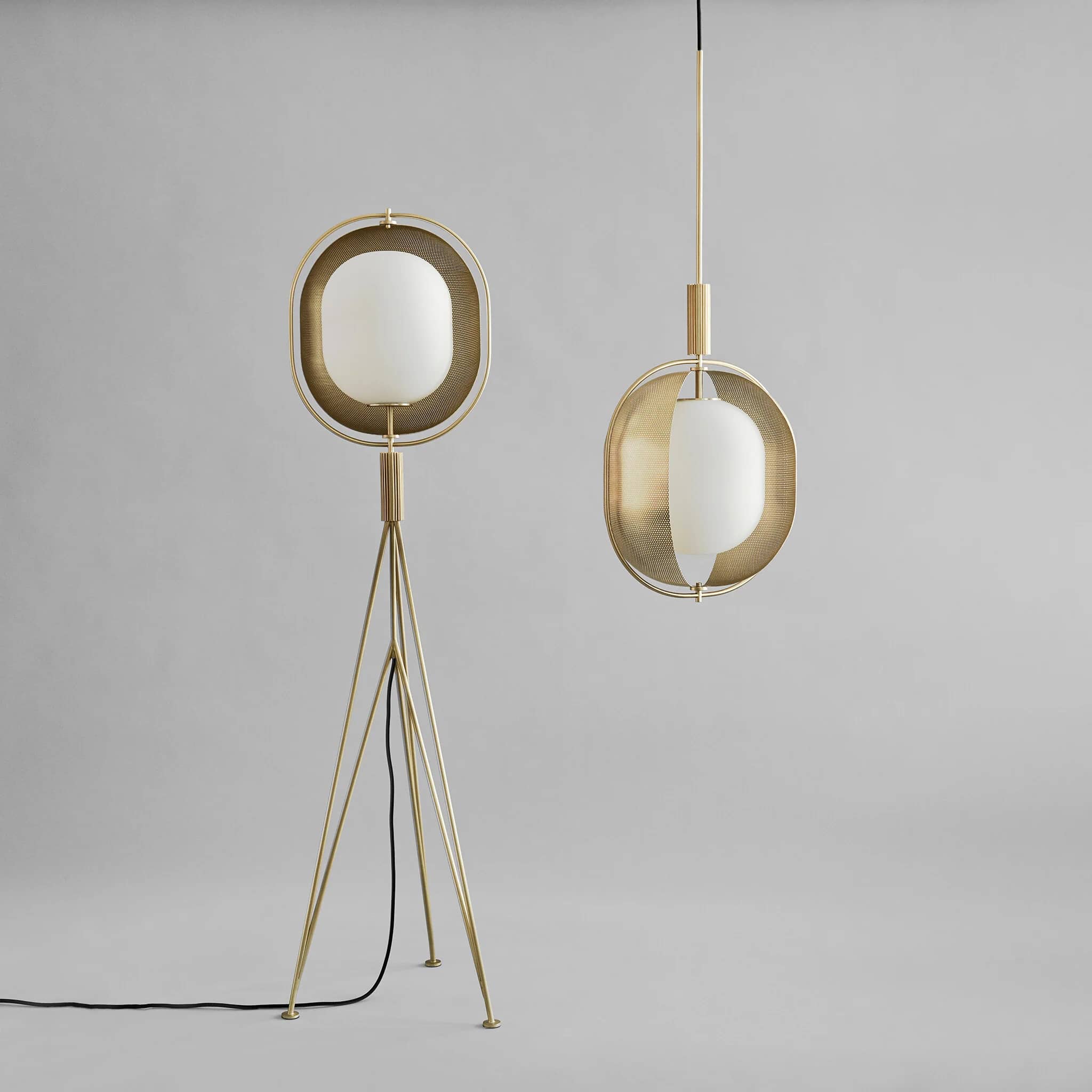 Напольный светильник Pearl — Brass 7