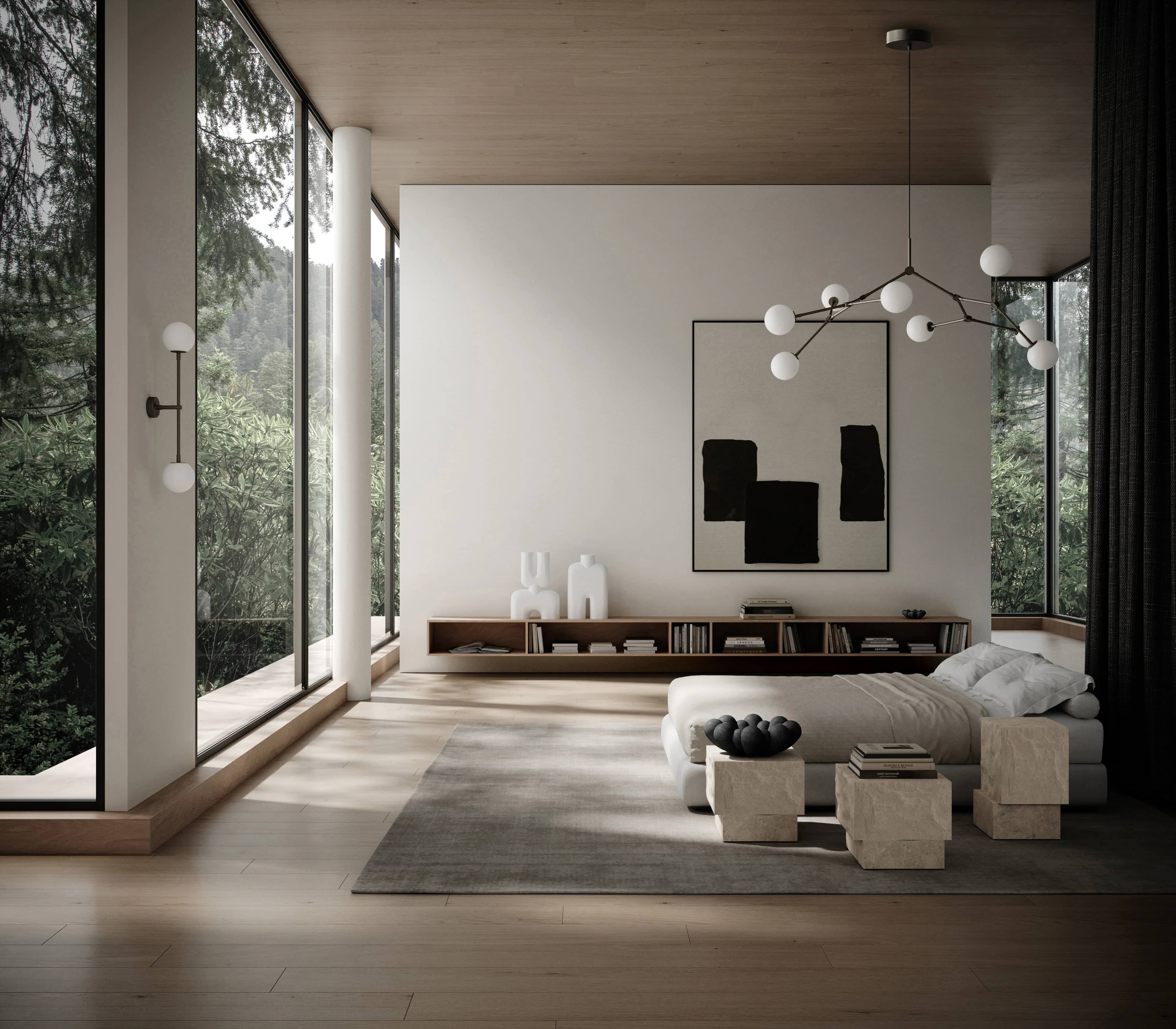 Люстра Drop Chandelier Bulp — Grey 5m 2
