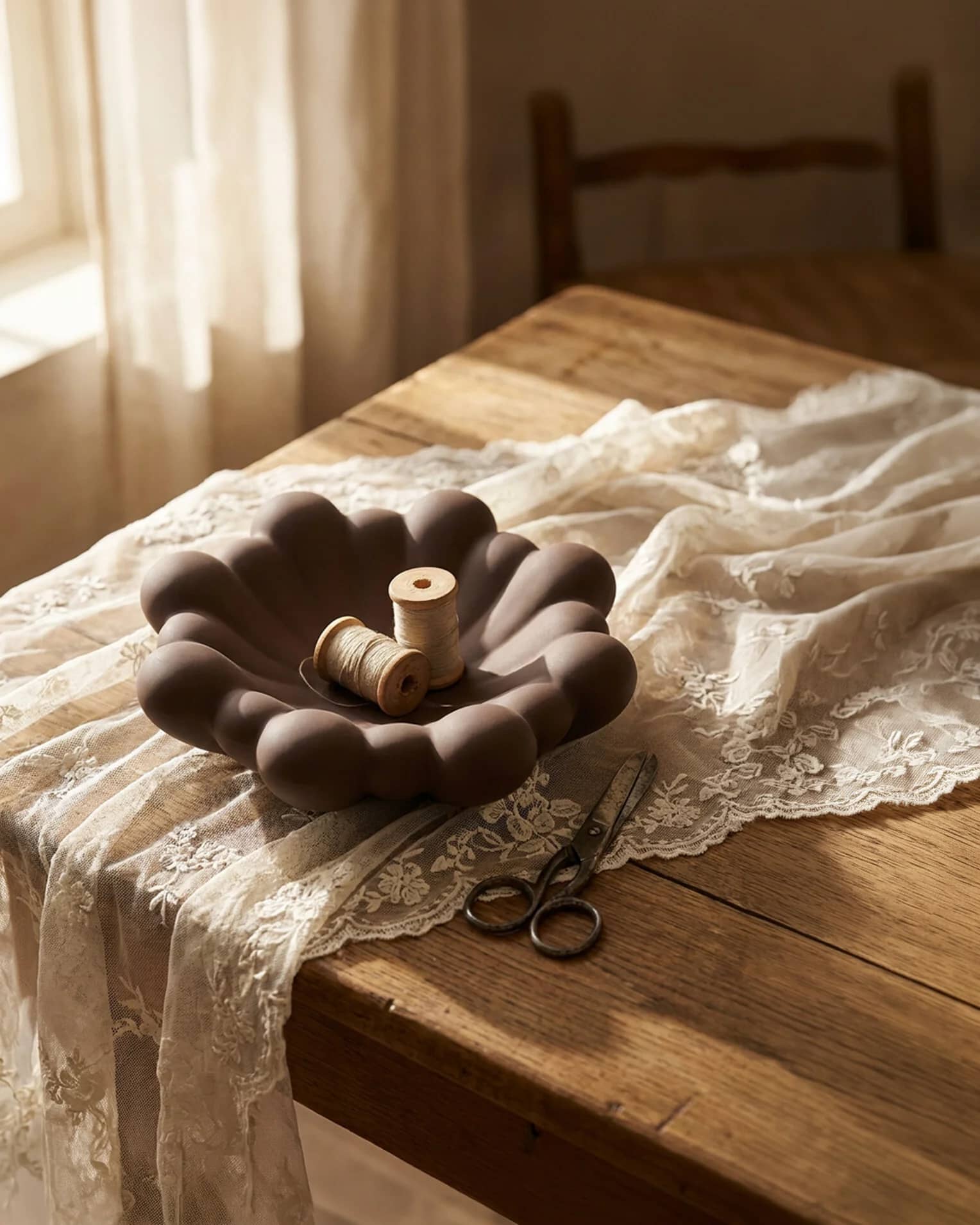 Поднос Bloom Medio — Chocolate Brown 2