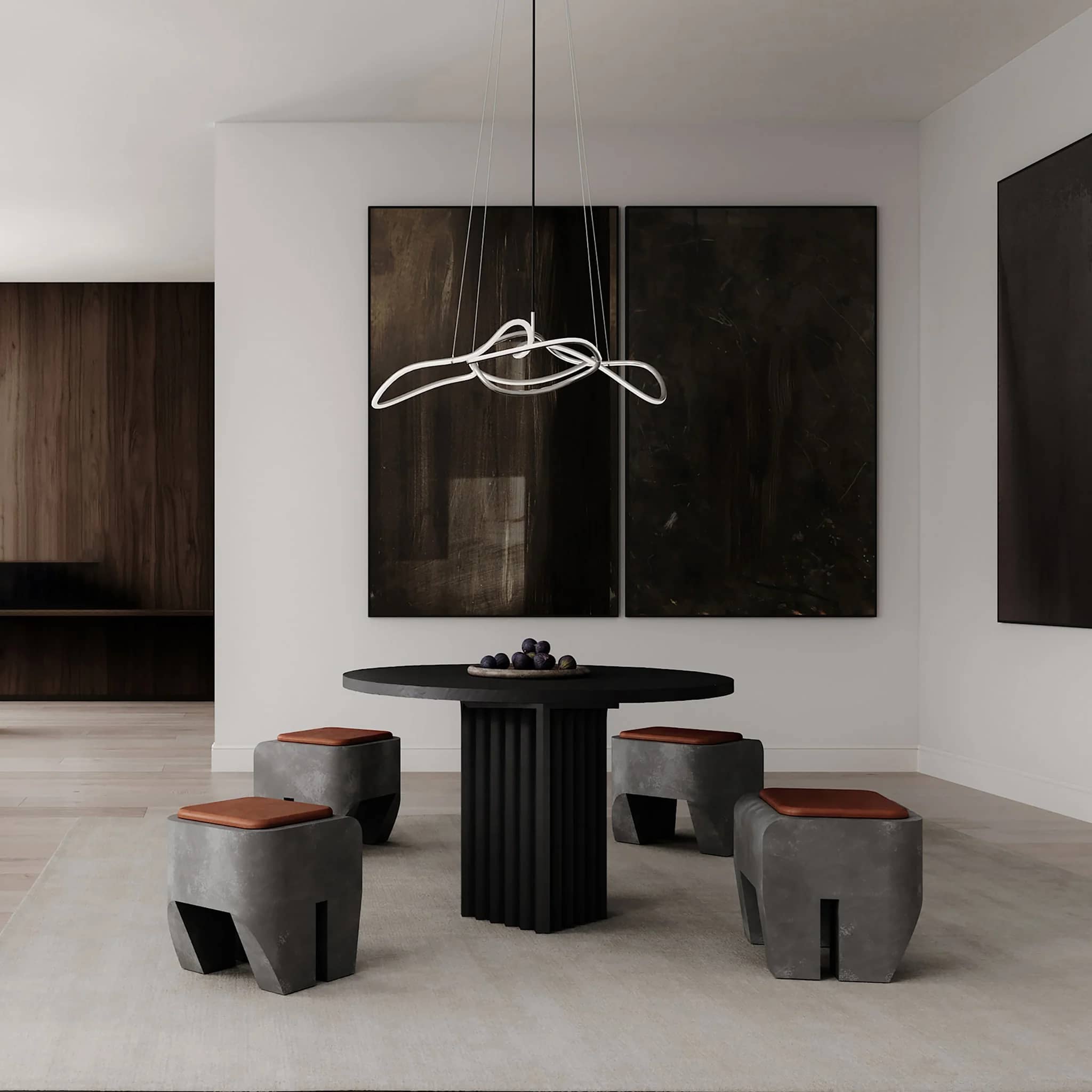 Табурет Sculpt — Concrete 4