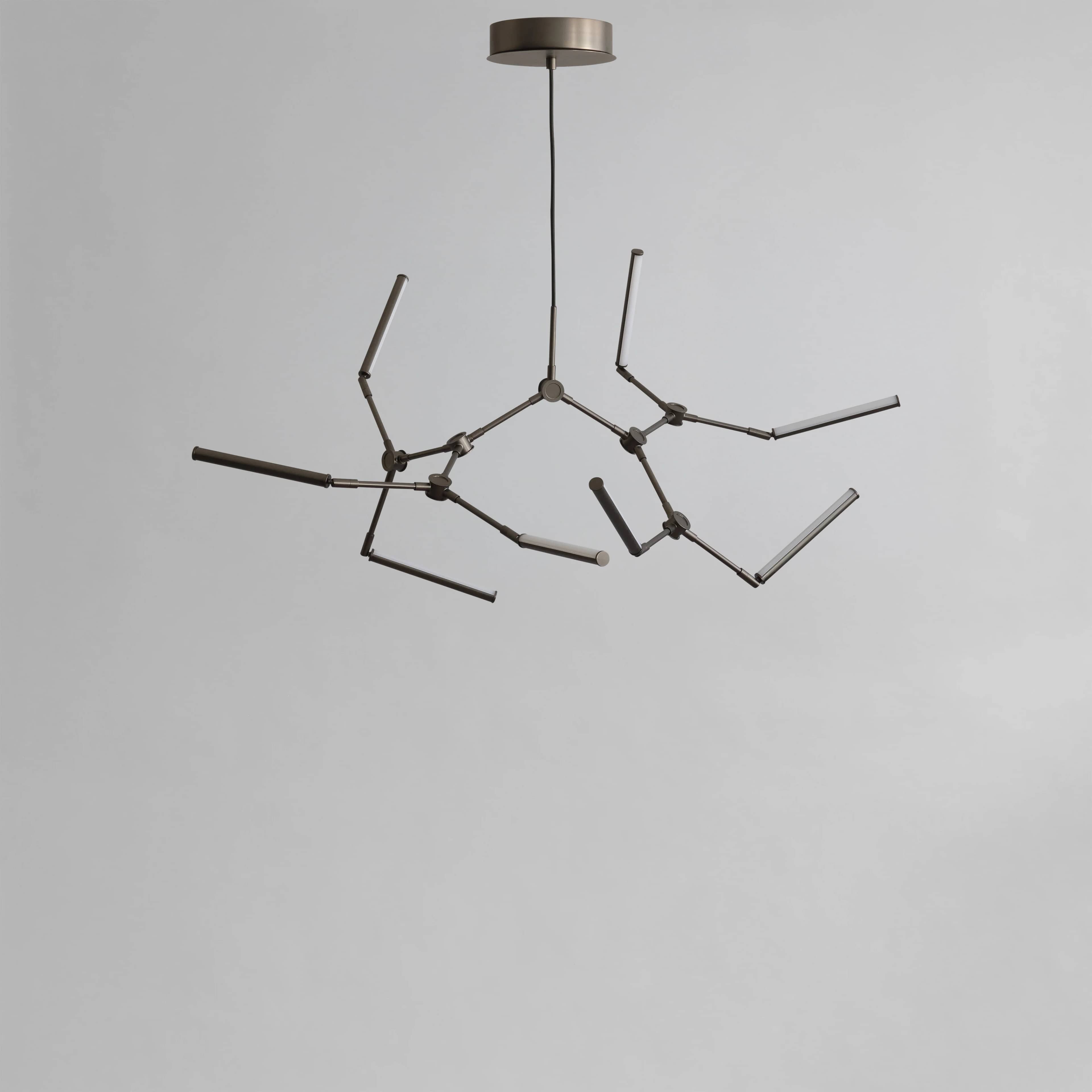 Люстра Stick Chandelier Mini — Bronze 1