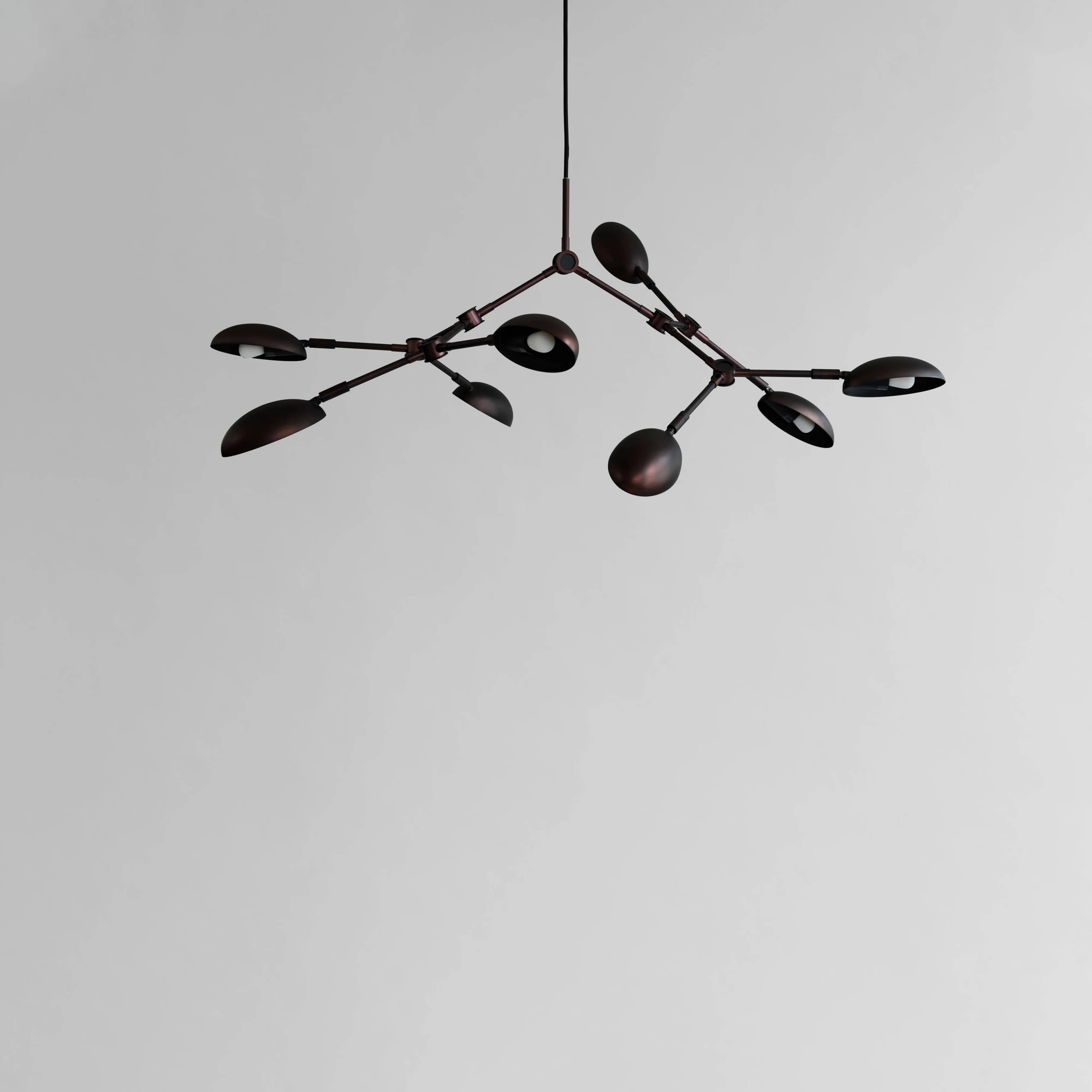 Люстра Drop Chandelier Mini — Burned Black 5m 1