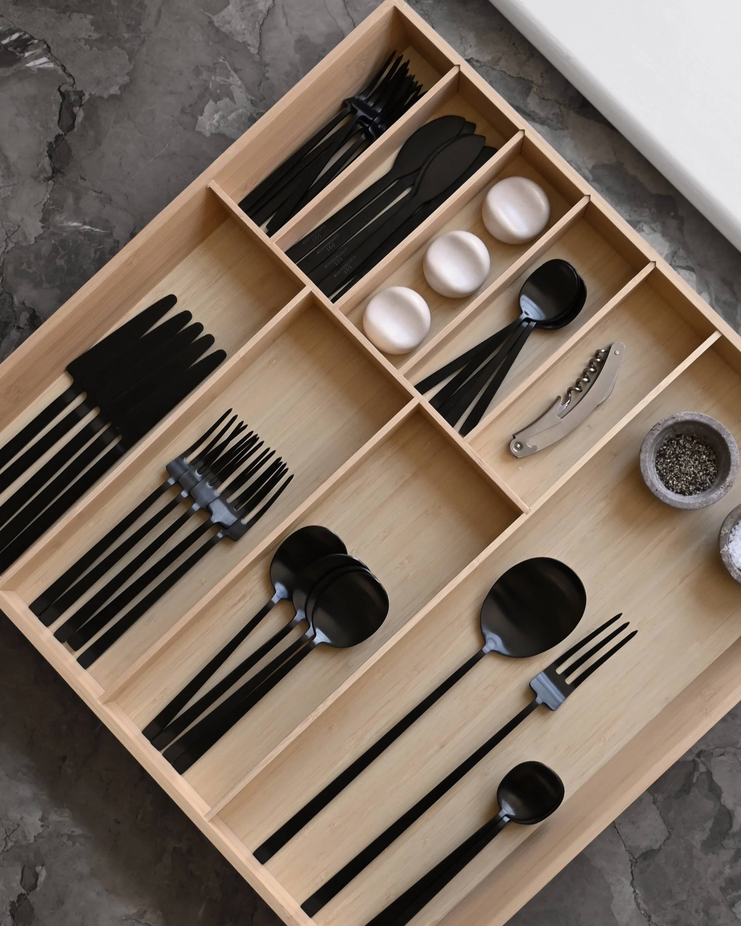 Приборы для салата Kogei — Black 4