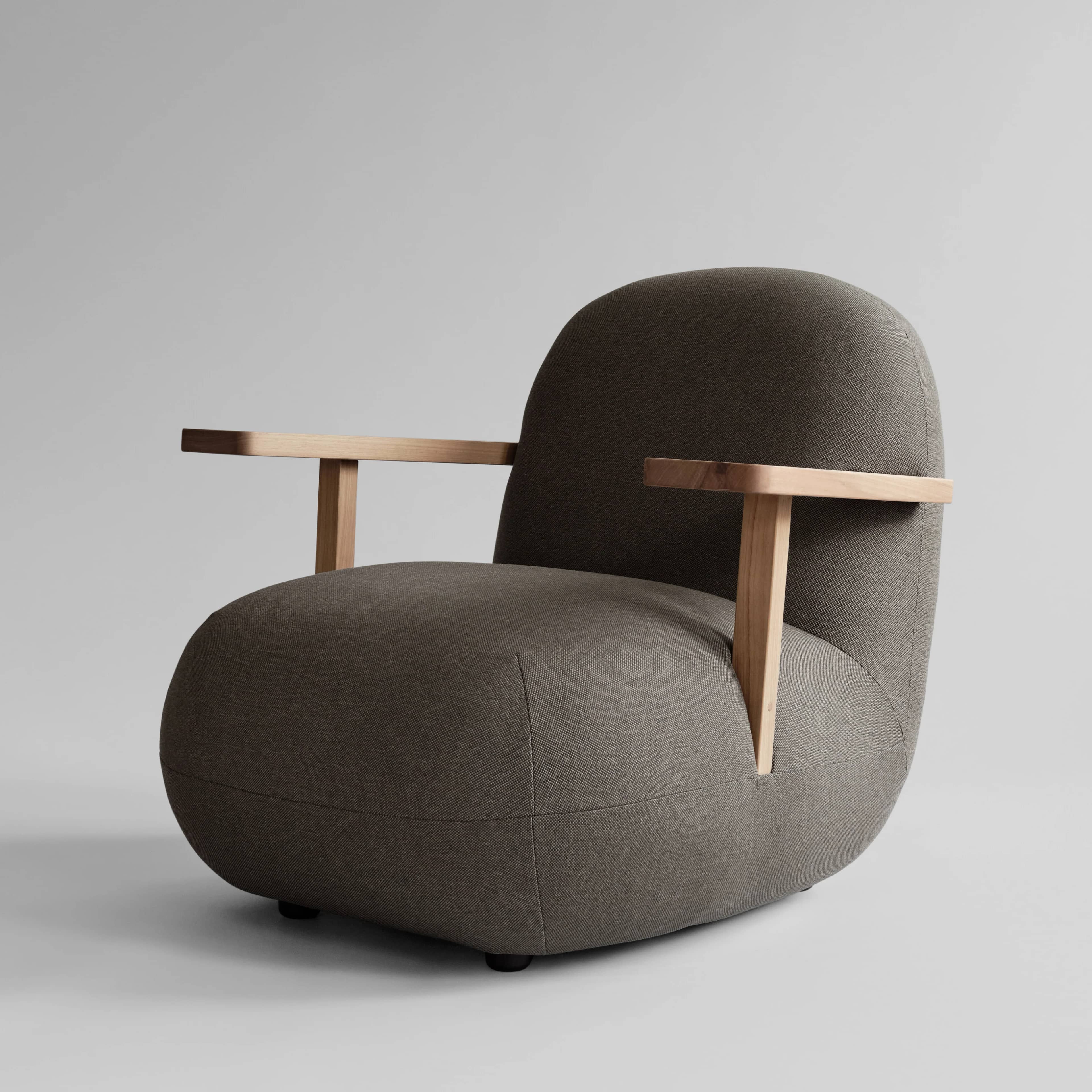 Кресло Toe Chair Armrest — Stone Gray 4