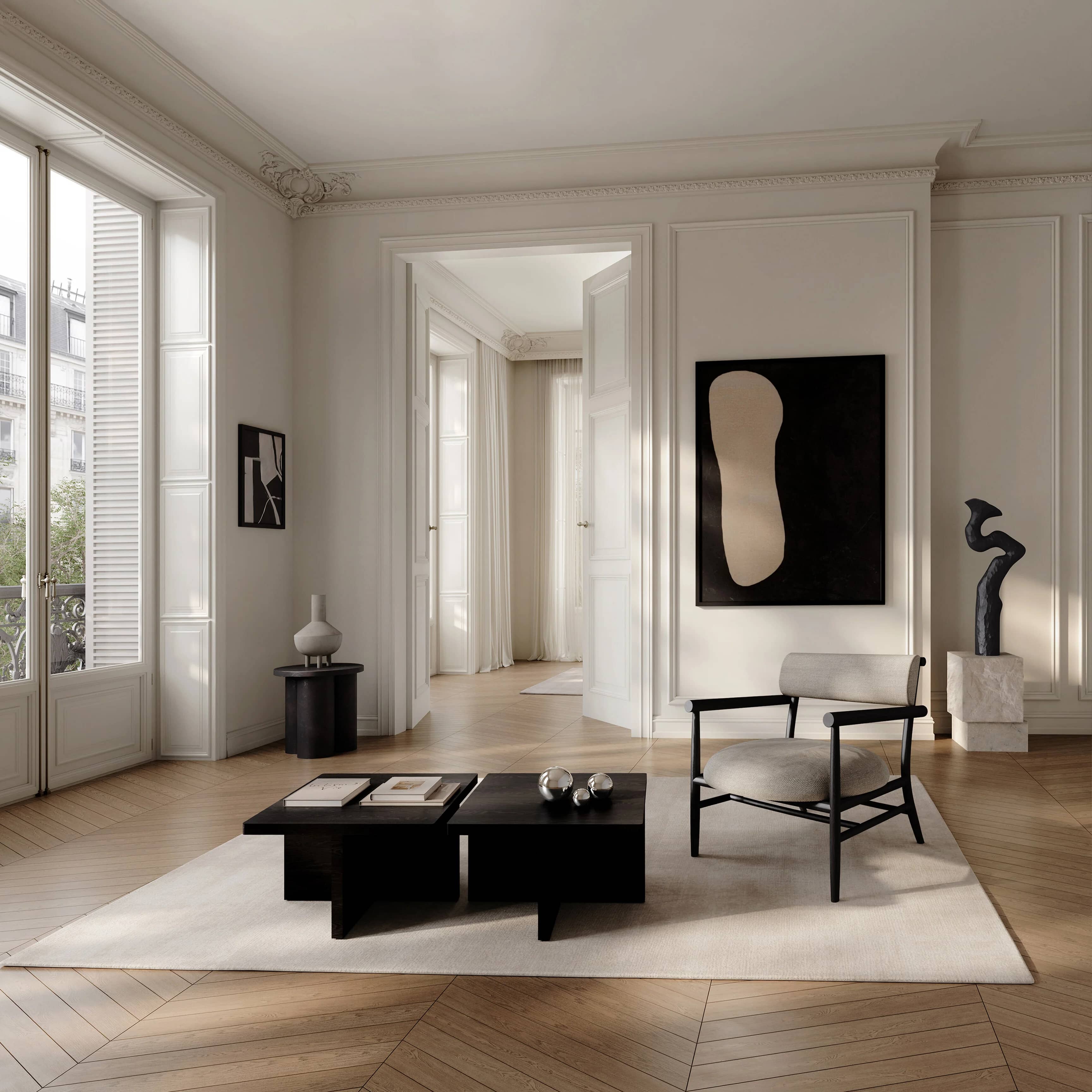 Кресло Nama Lounge Chair — Sand 2