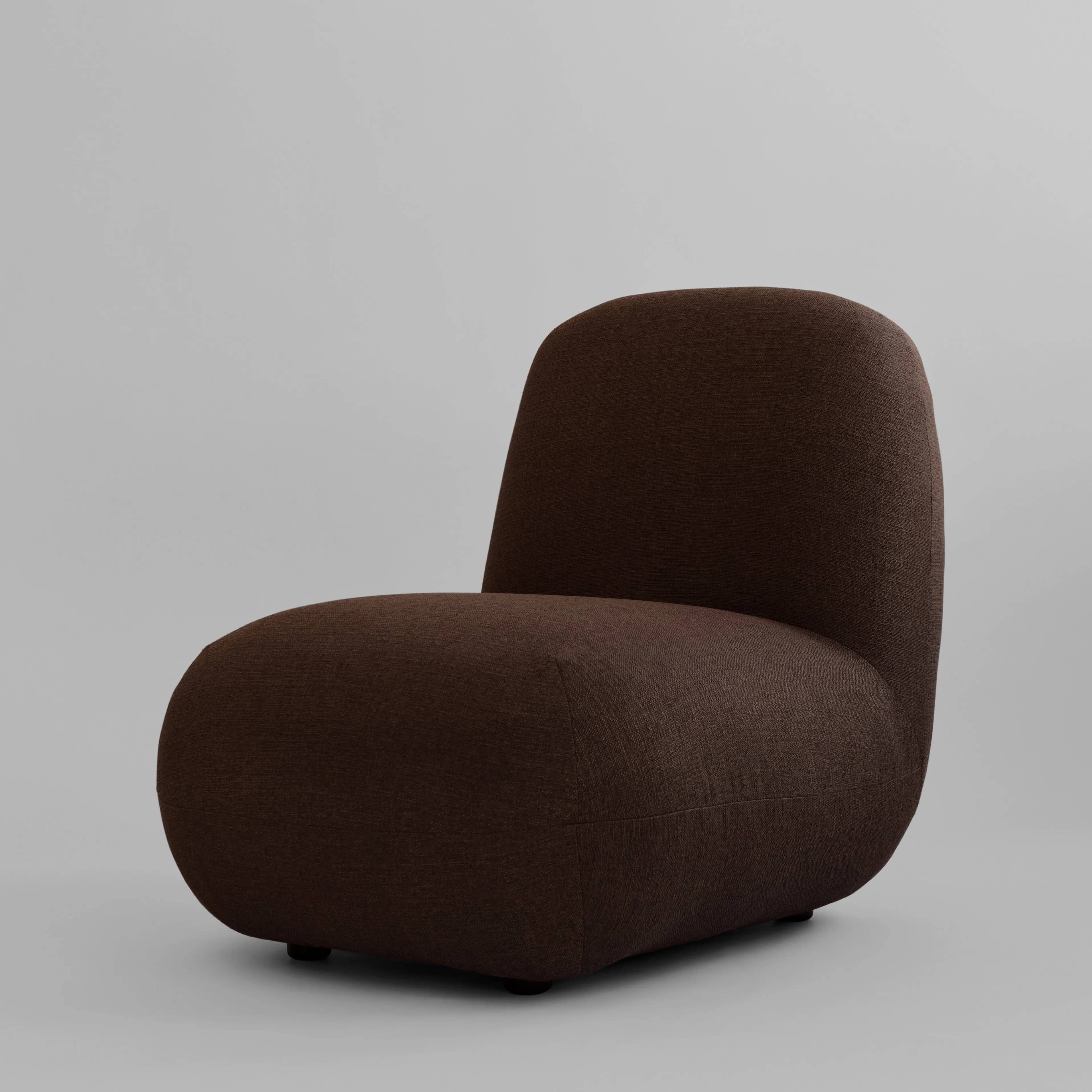 Кресло Toe Chair Flat — Dark Brown 4