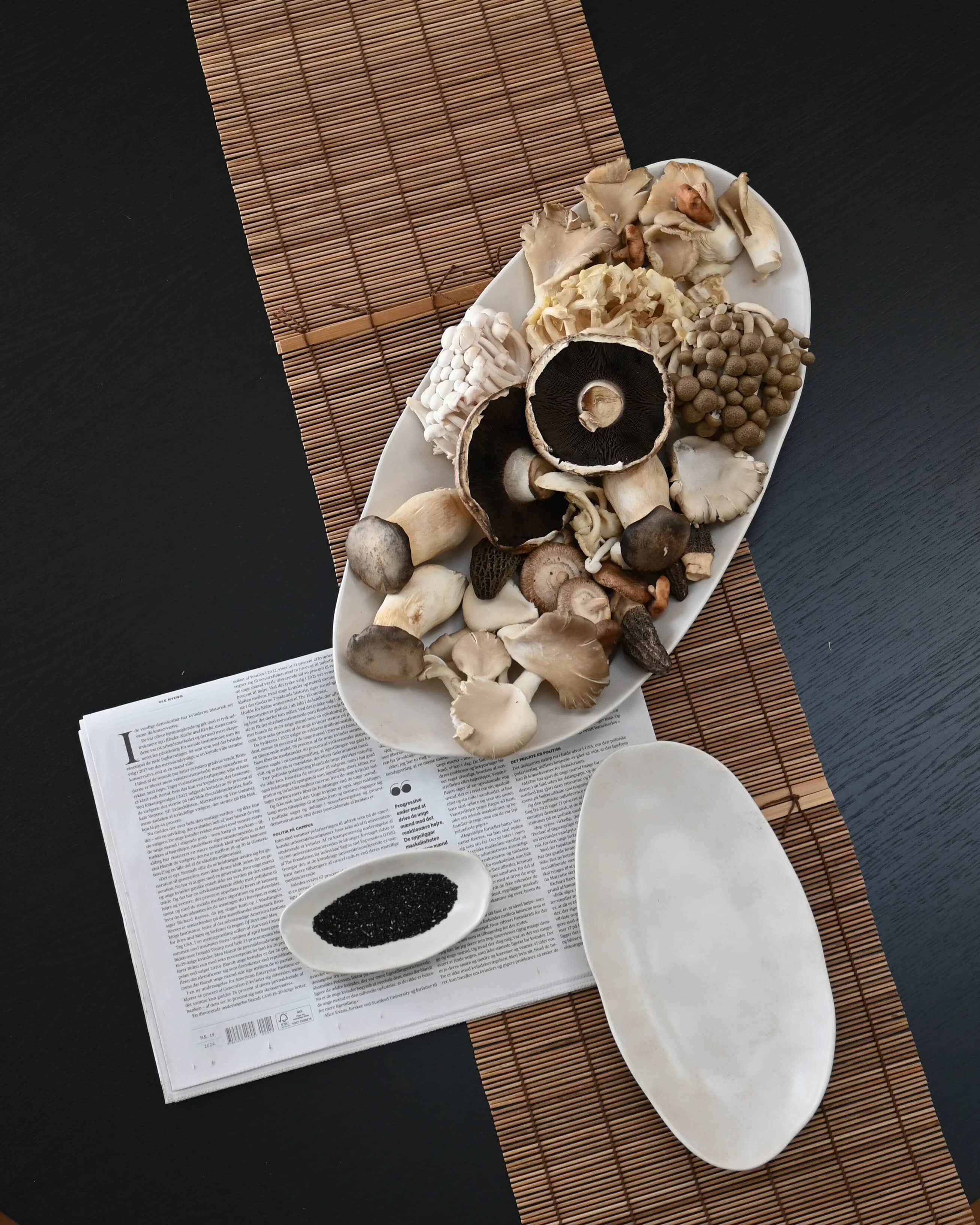 Поднос Native Oval Big — Birch 6