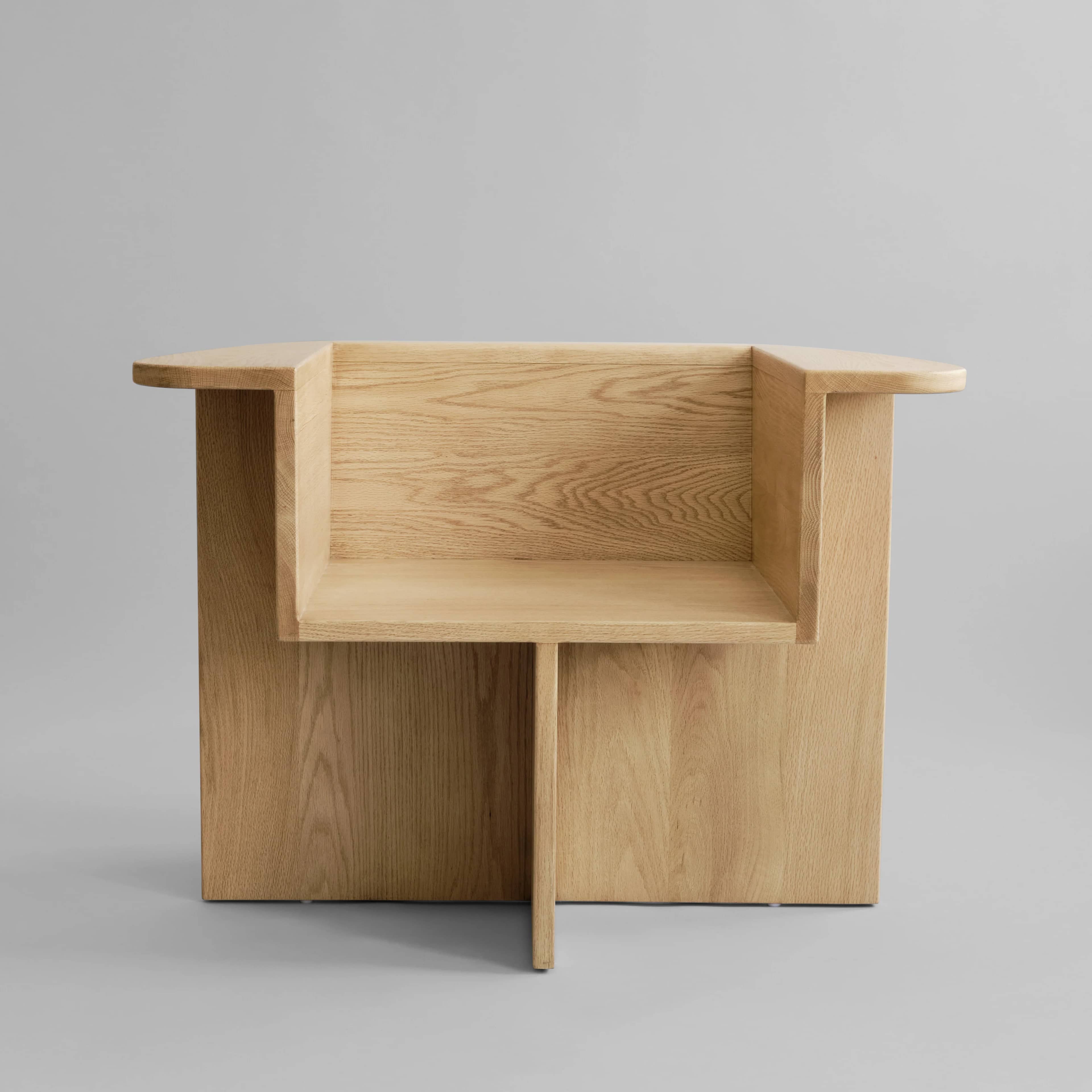 Кресло Brutus — Natural Oak 1