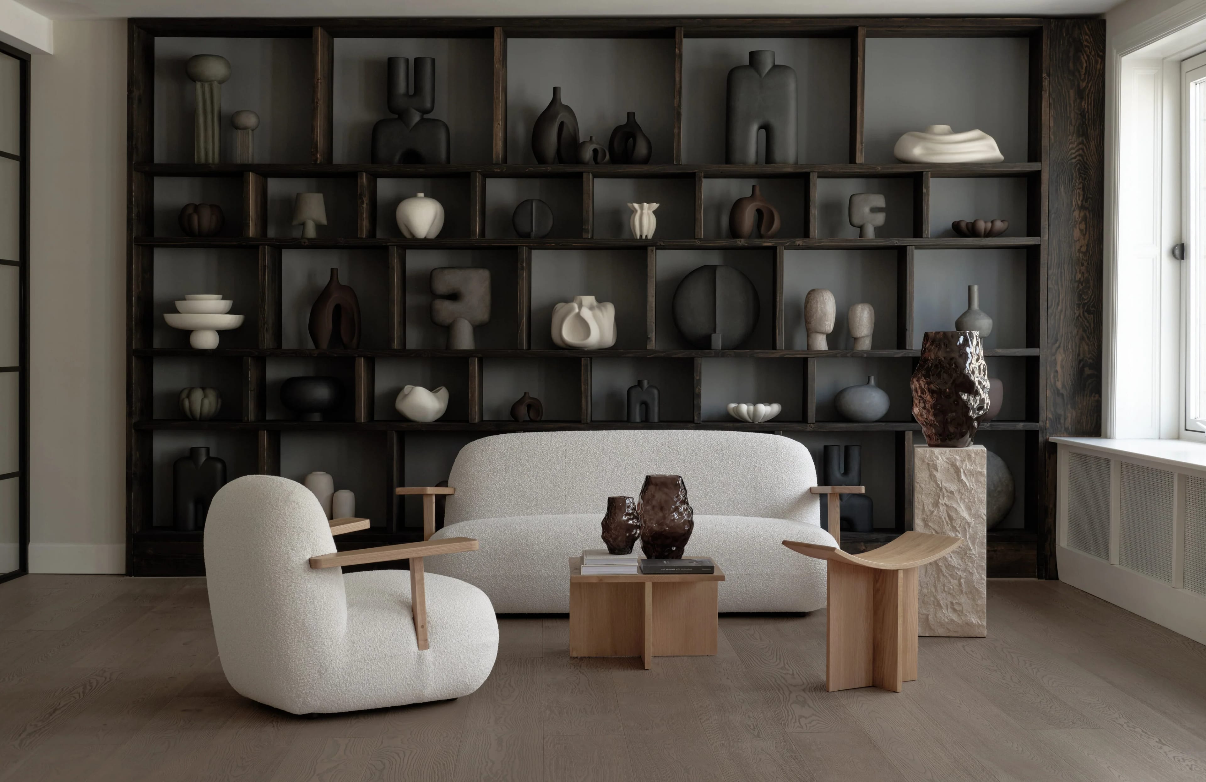 Кресло Toe Chair Armrest — Off White