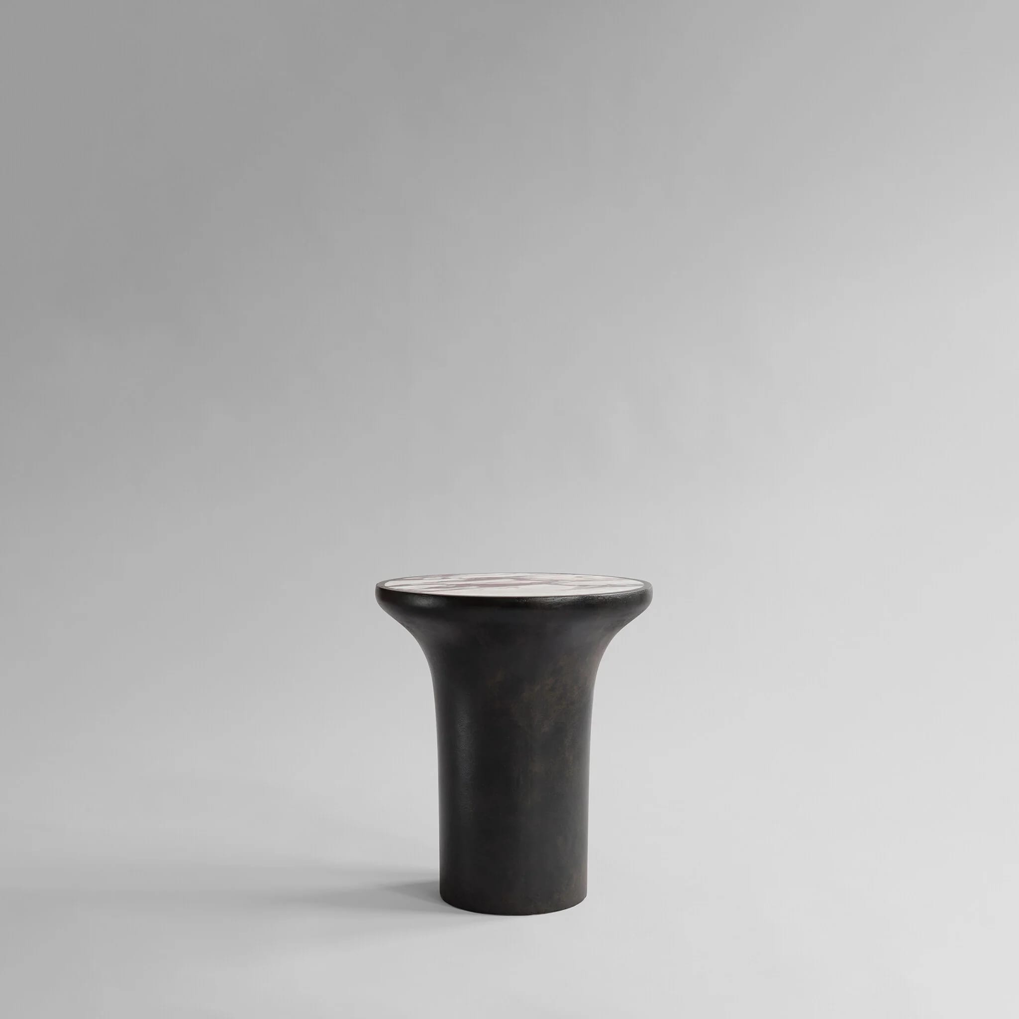 Приставной столик Trumpet Tall — Calacatta