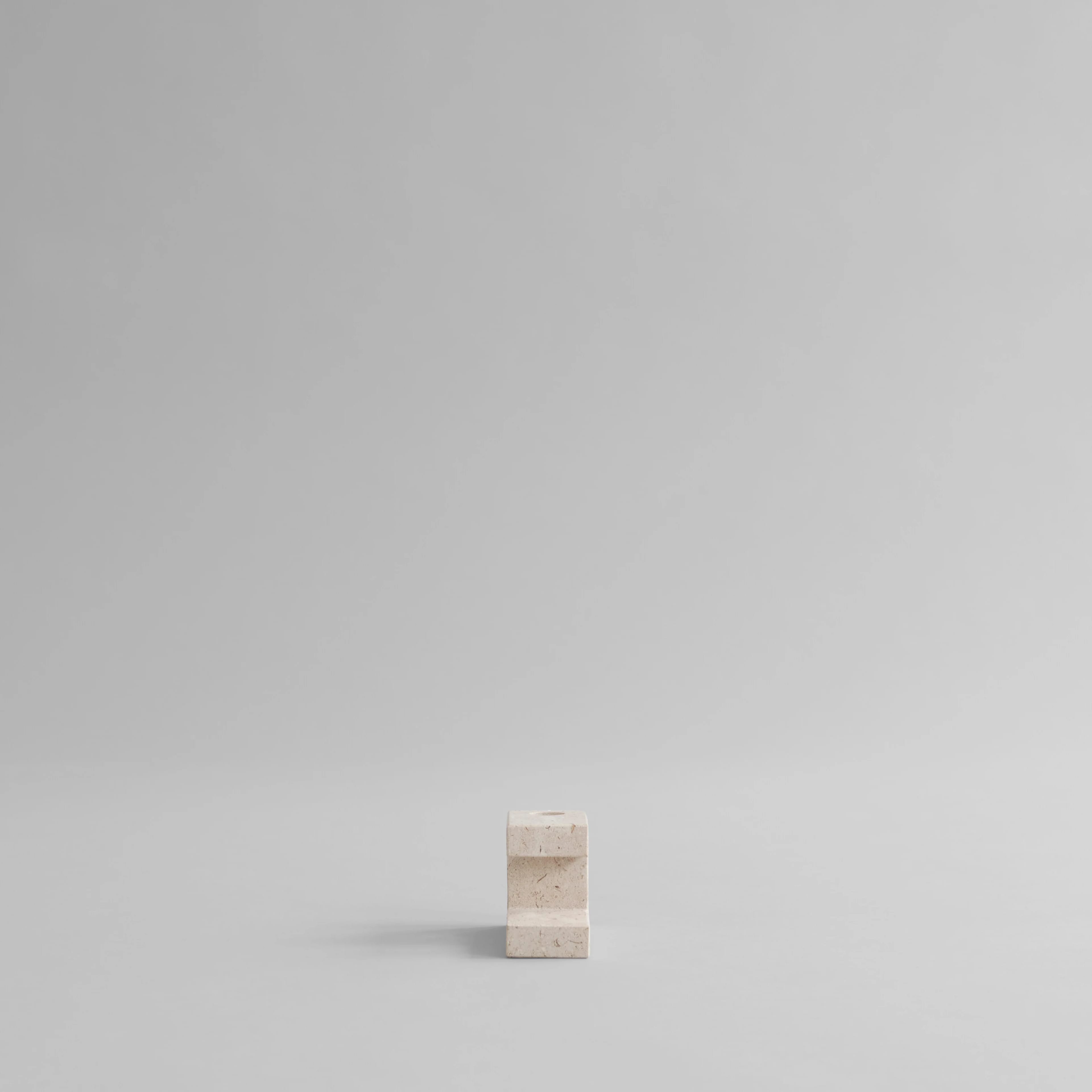 Подсвечник Brick Low — Limestone