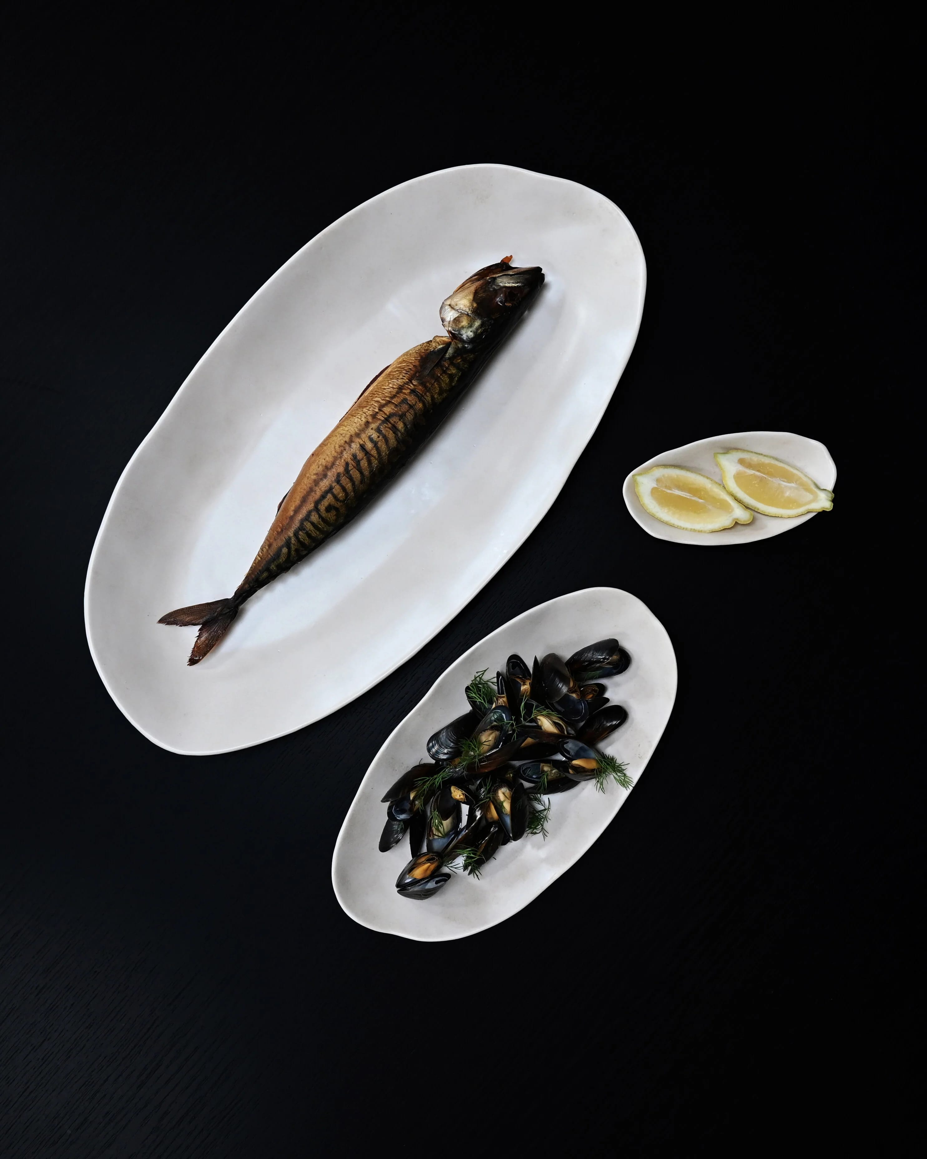 Поднос Native Oval Medio — Birch