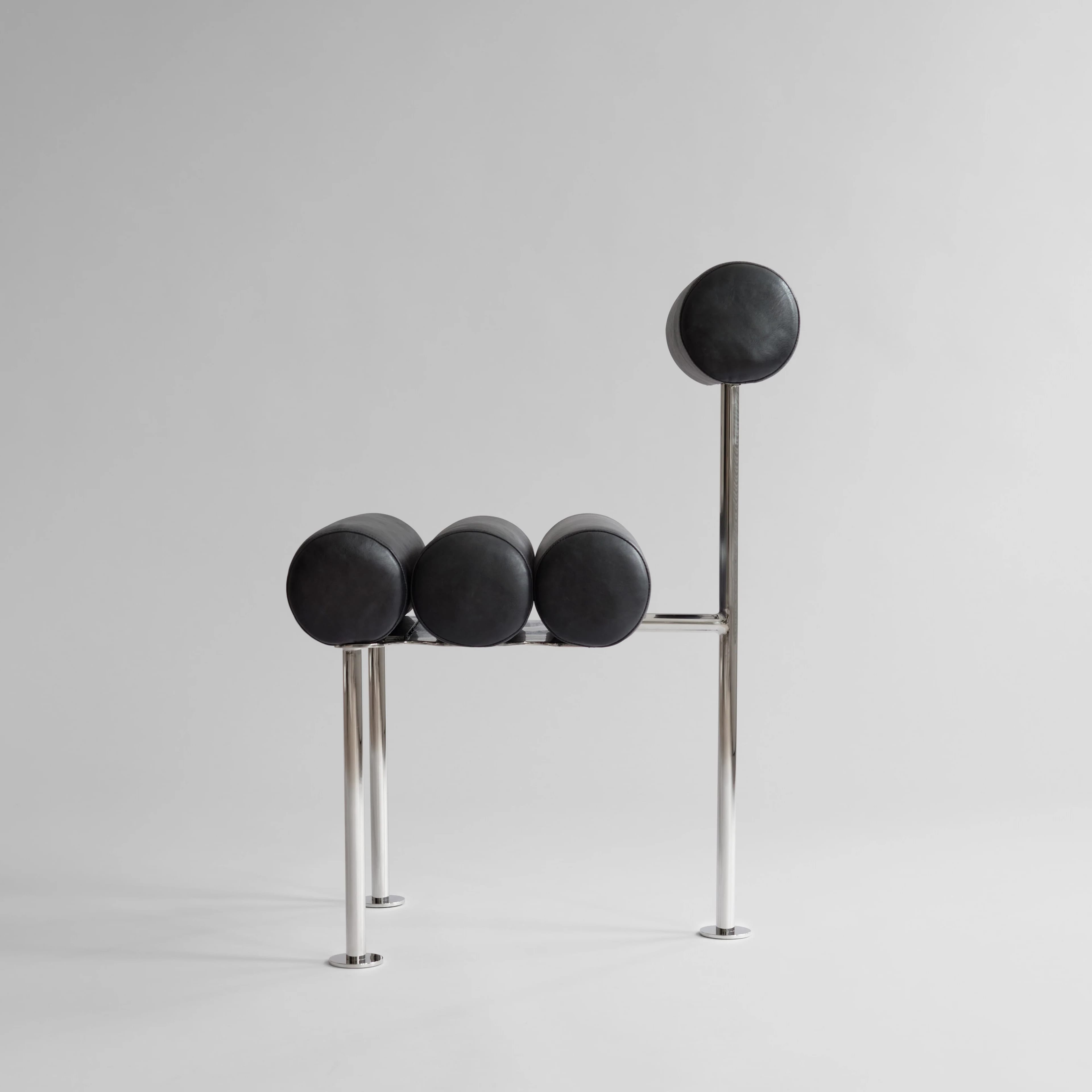Стул Hiro — Aniline Leather Black