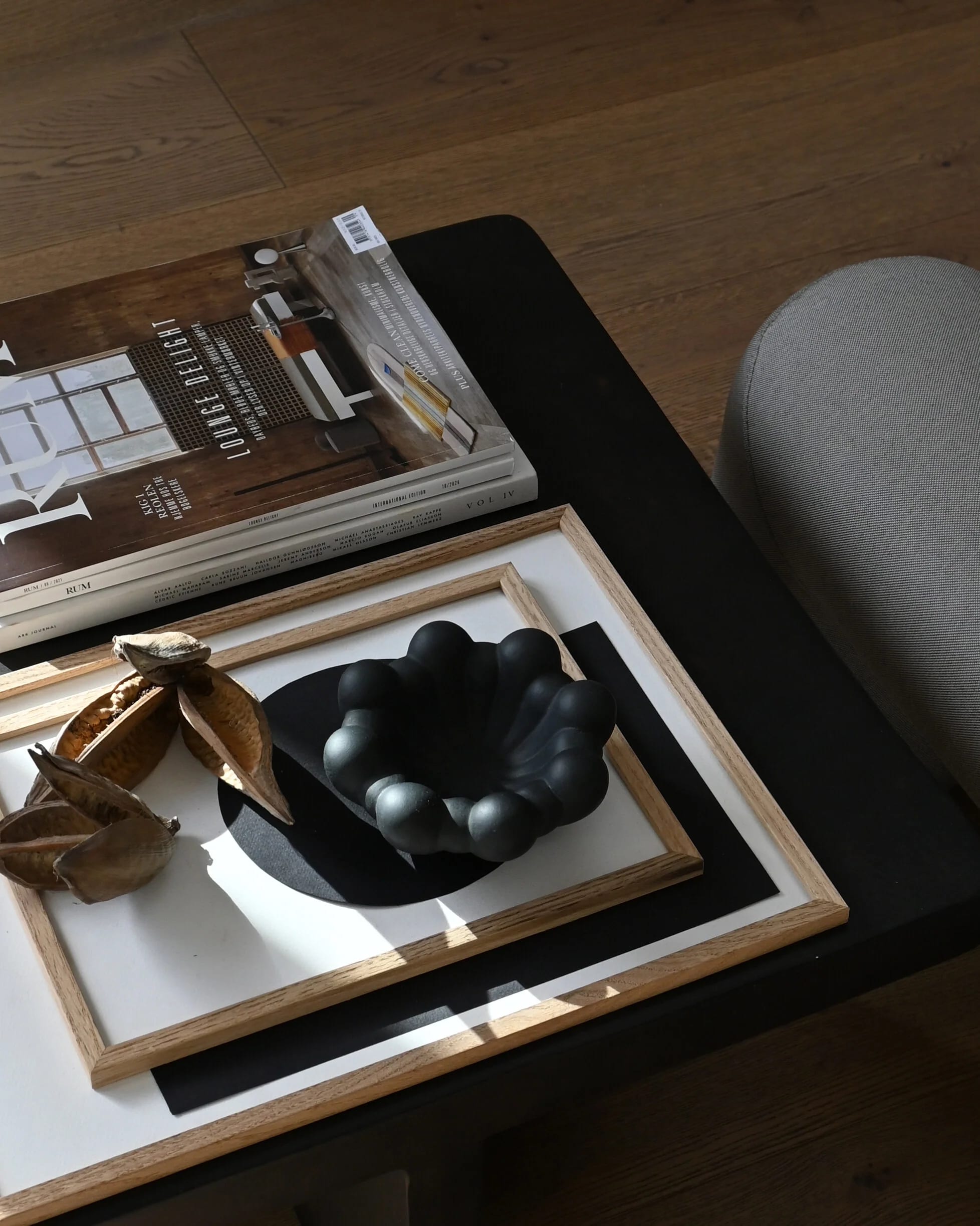 Поднос Bloom Tray Mini — Black
