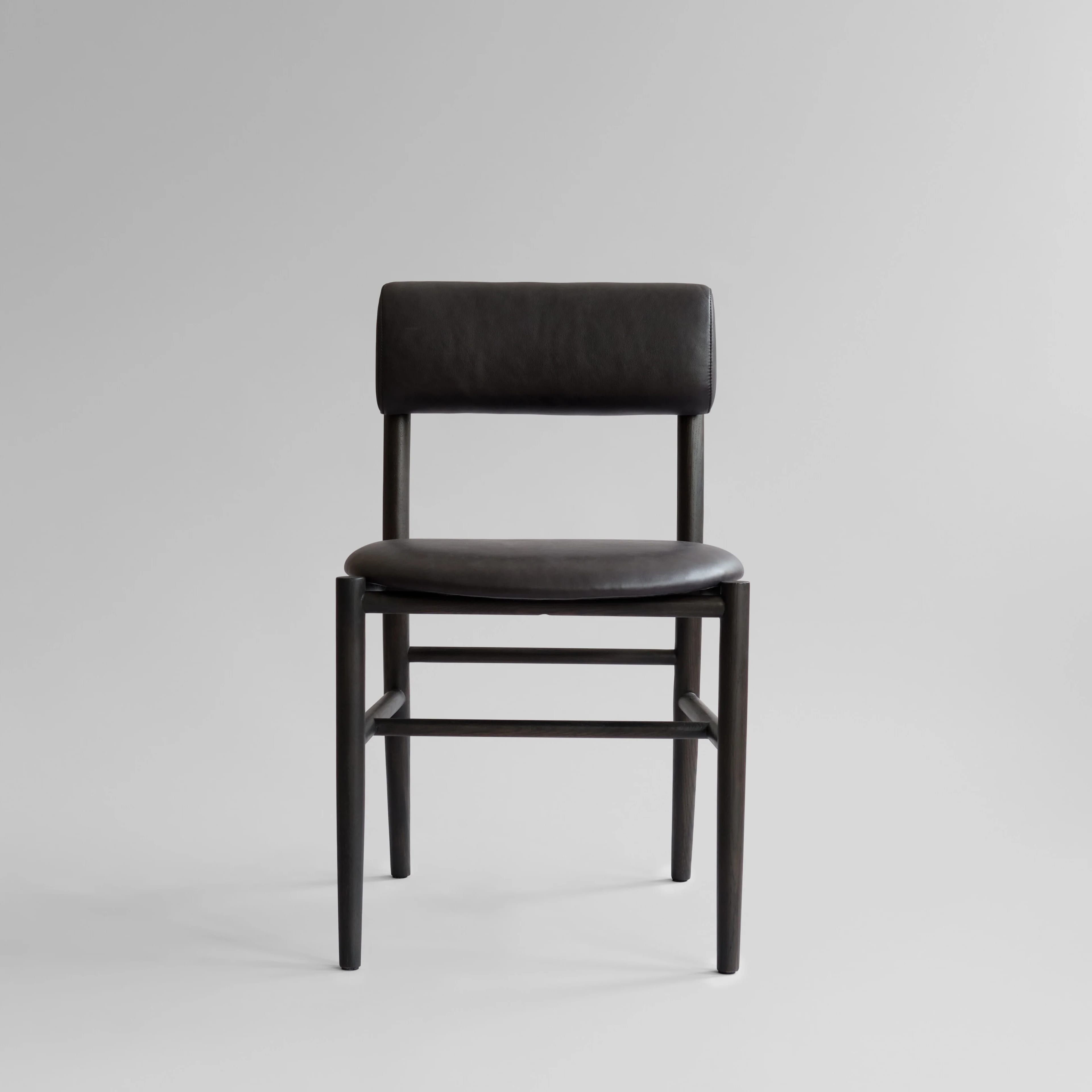 Стул Nama — Aniline leather black