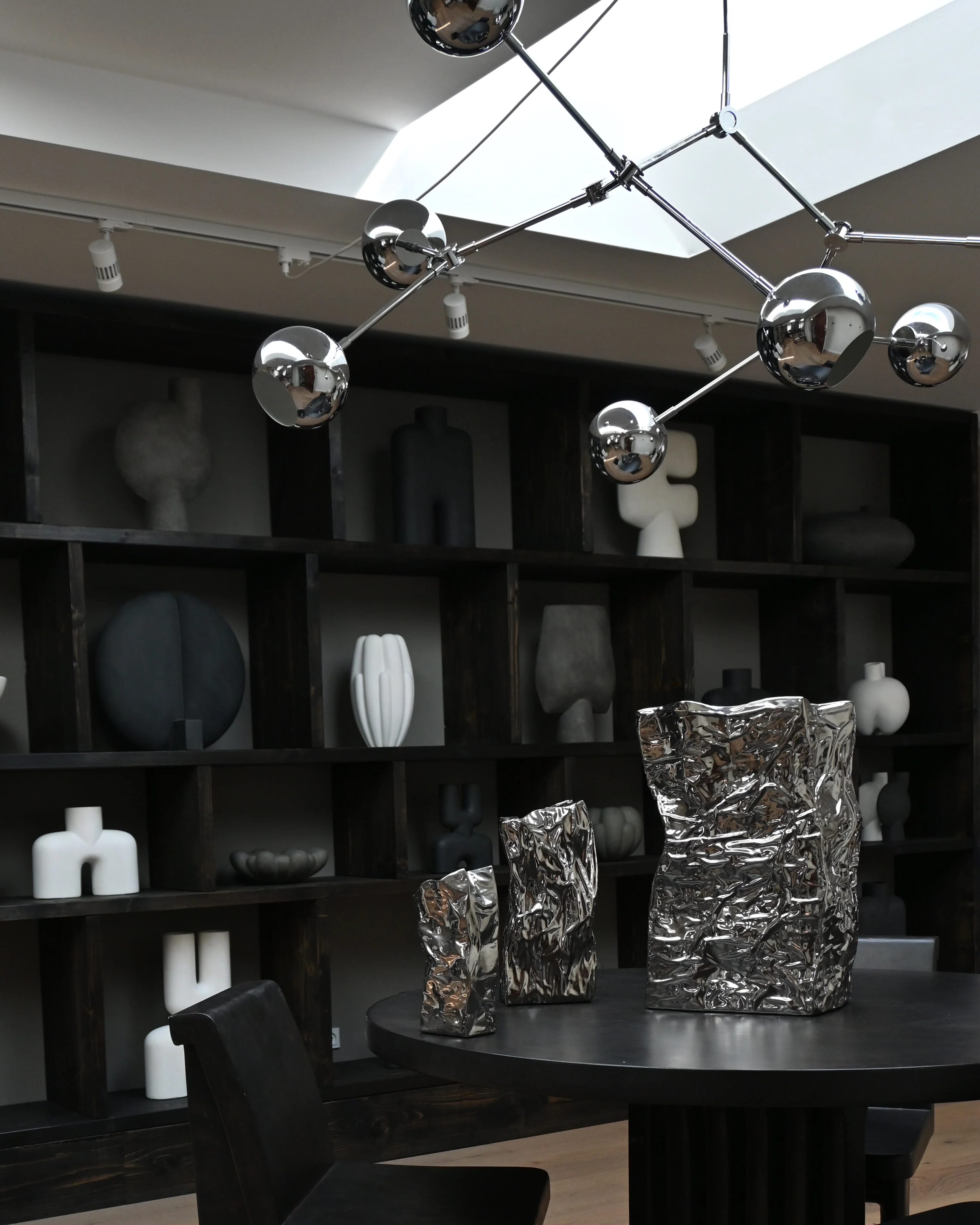 Люстра Drop Chandelier Globe — Chrome 5m