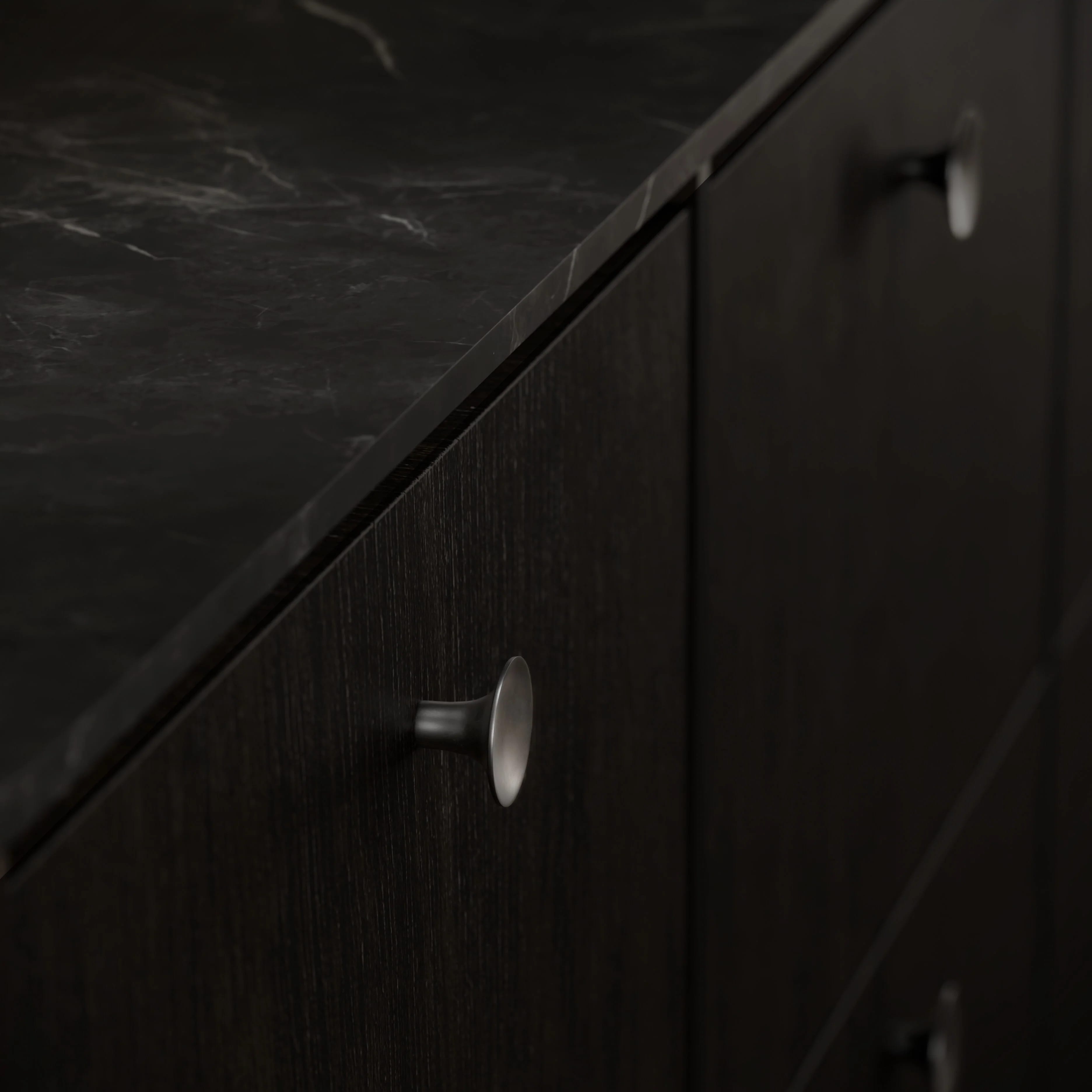 Ручки HiHat Medio — Brushed Steel