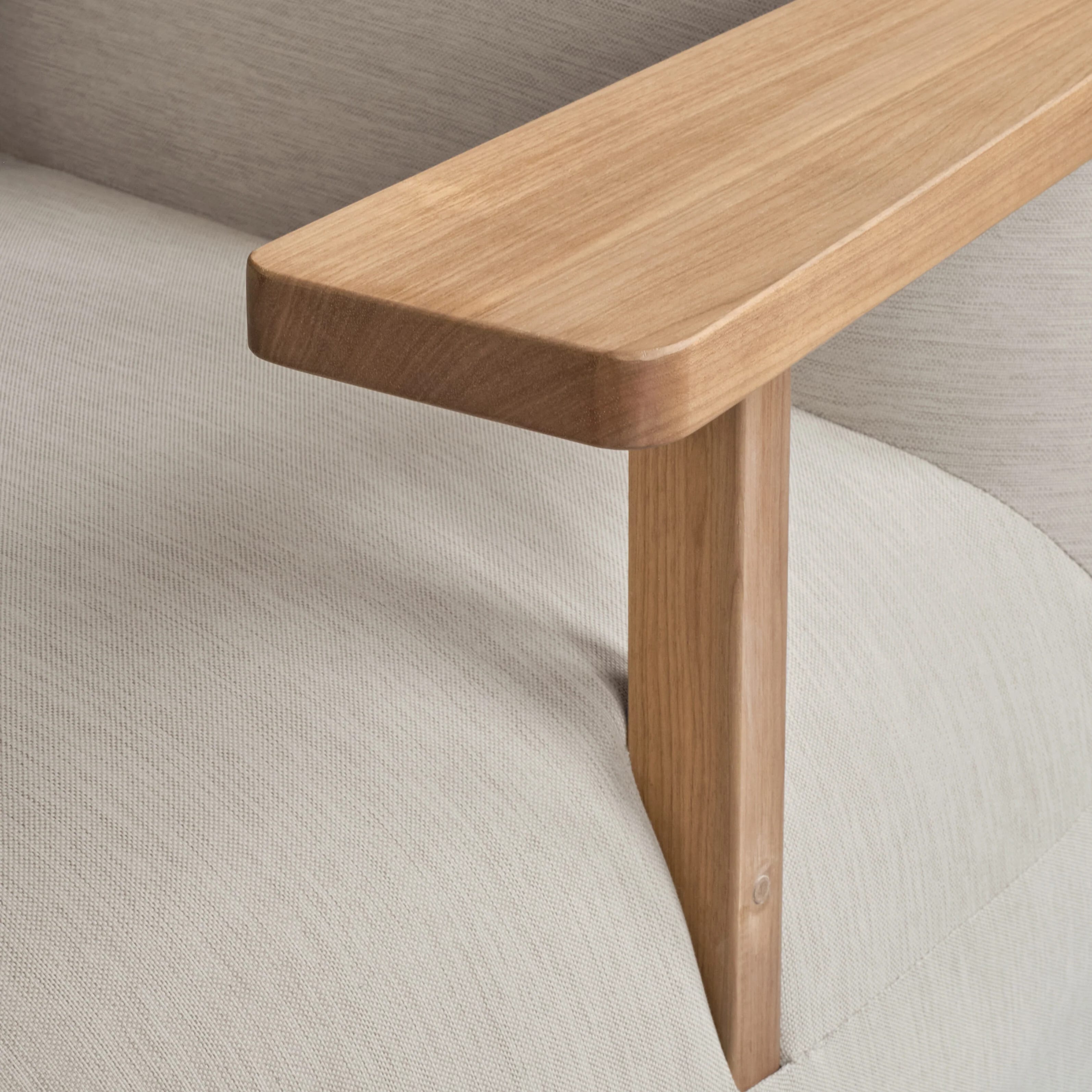 Кресло Toe Chair Armrest — Warm Ash